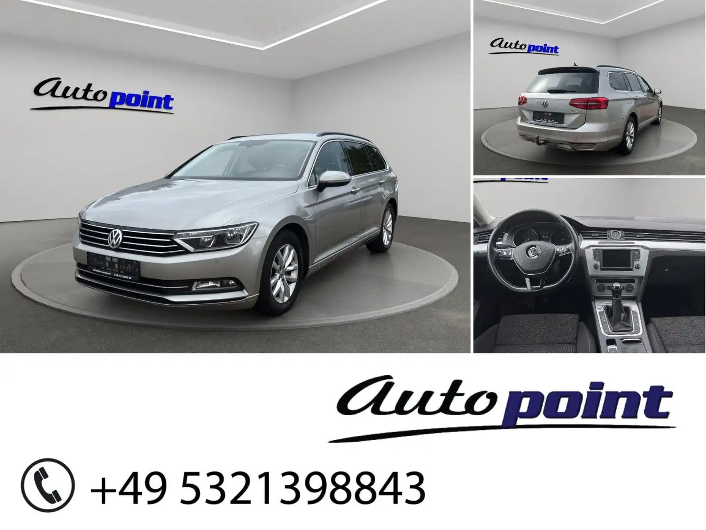 Volkswagen Passat Variant 1.6 TDI Comfortline BMT Argent - 1