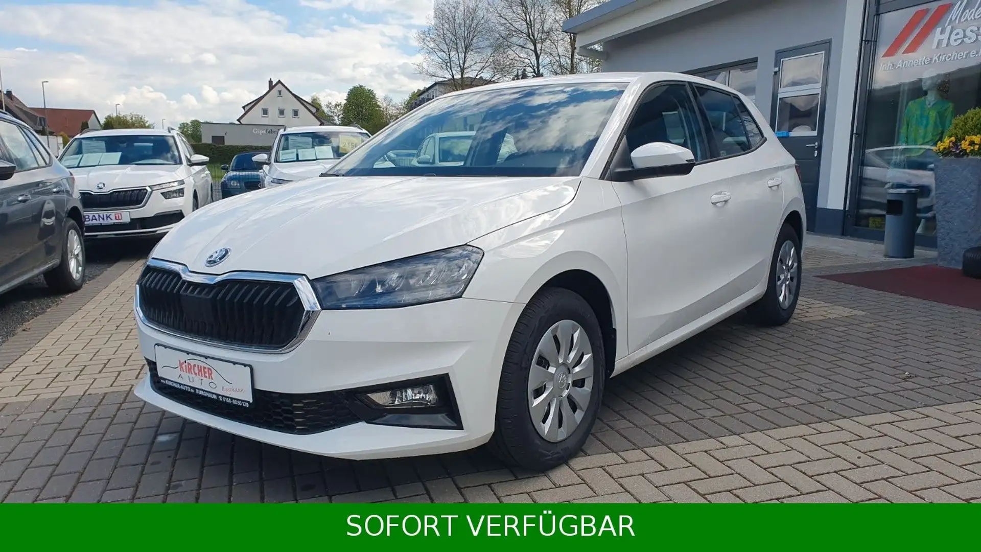 Skoda Fabia 1.0 Selection *TEMPO*SHZ*VirtualCo*PDC Weiß - 1