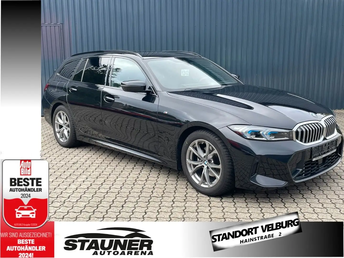BMW 320 D Aut Touring M SPORT /AHK/Kamera/HeadUp/HiFi Schwarz - 1