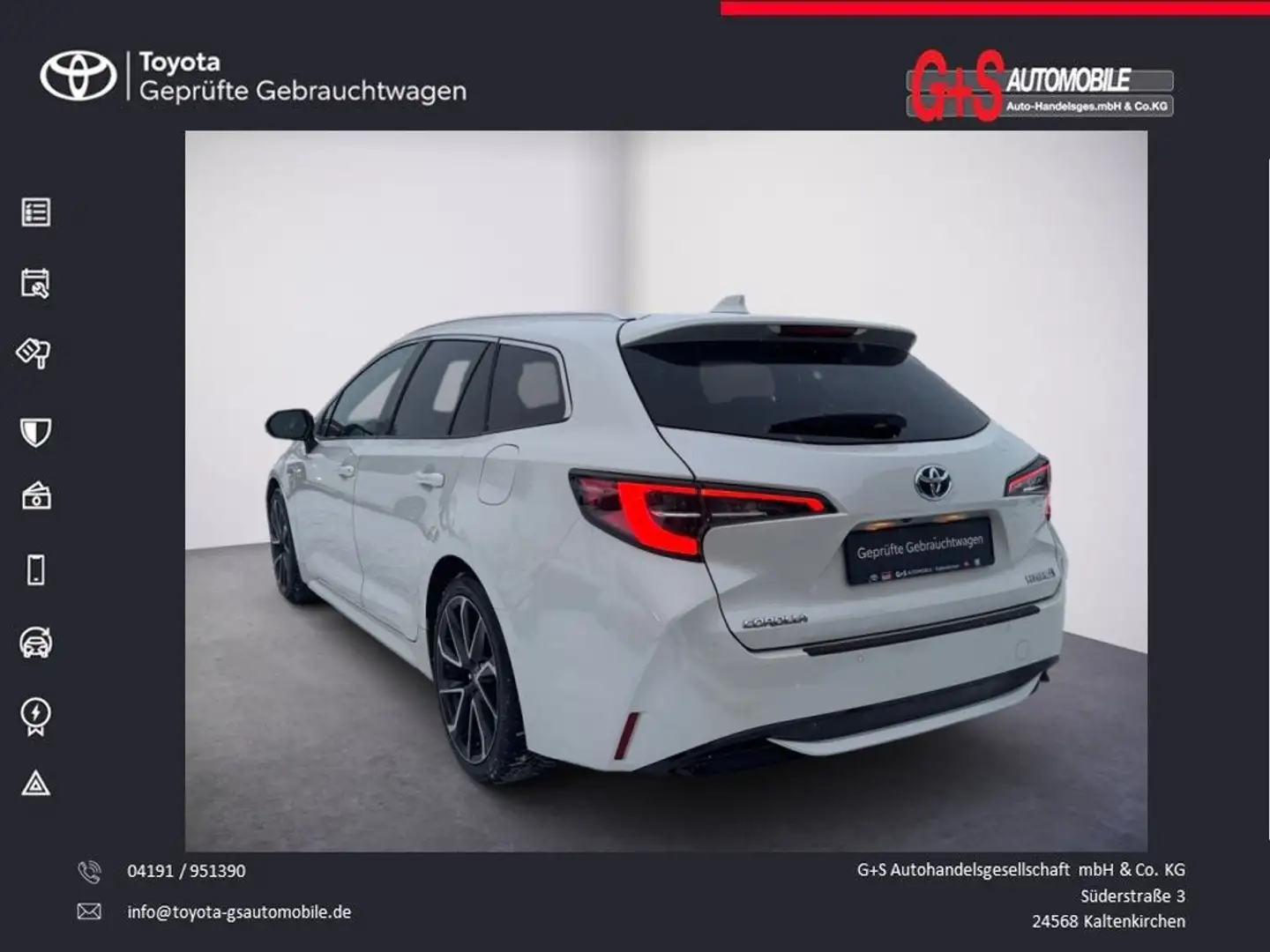 Toyota Corolla 2.0 Hybrid Touring Sports Lounge Weiß - 2