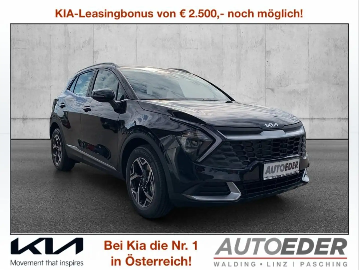 Kia Sportage 1,6 TGDI 48V Silber DCT Schwarz - 1