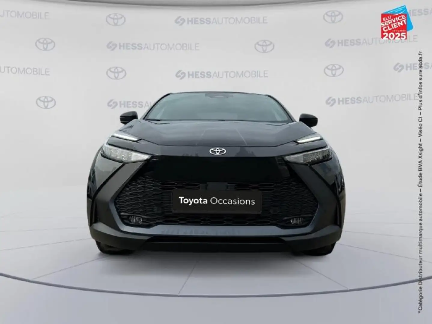 Toyota C-HR 1.8 Hybride 140ch Design NG23 Sieges chauf Volant chauf Camera Zwart - 2
