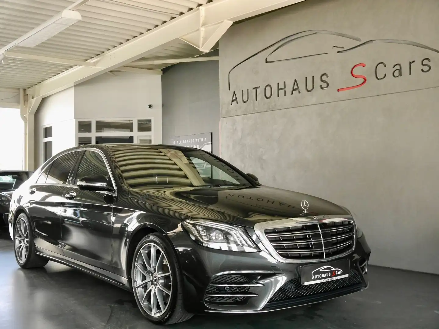 Mercedes-Benz S 350 d 4Matic L AMG P.*Pano*ACC*Luft* Zwart - 1