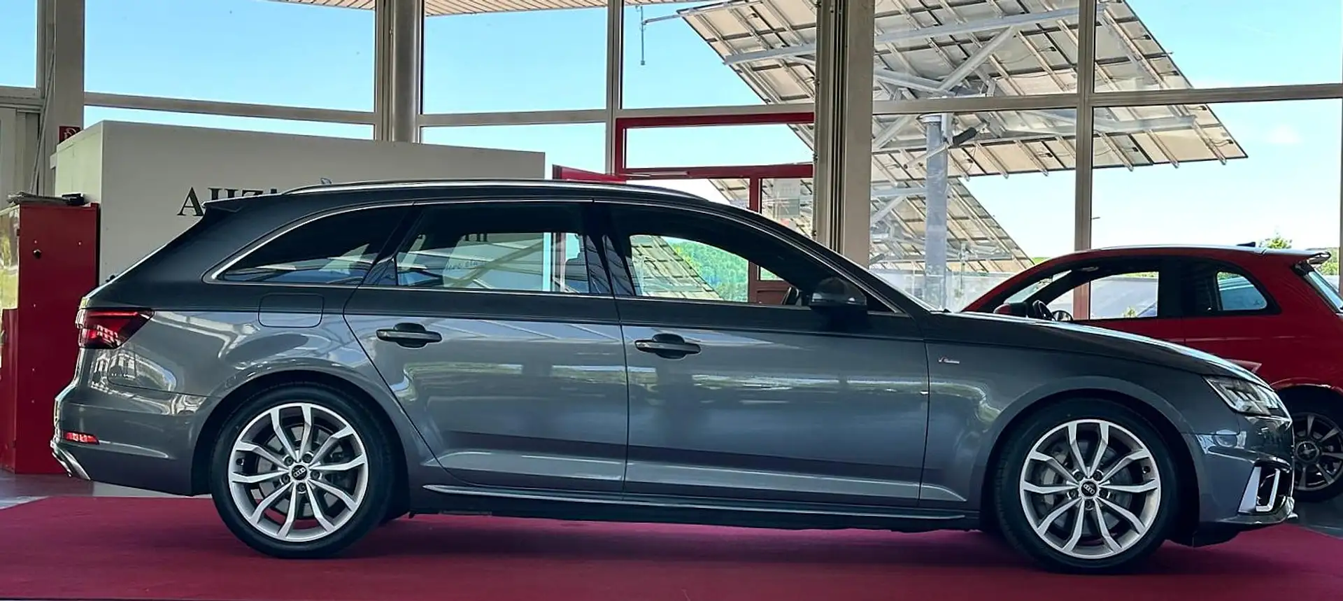 Audi A4 50TDI quattro S Line ACC MATRIX STANDHZ LEDER Gris - 2