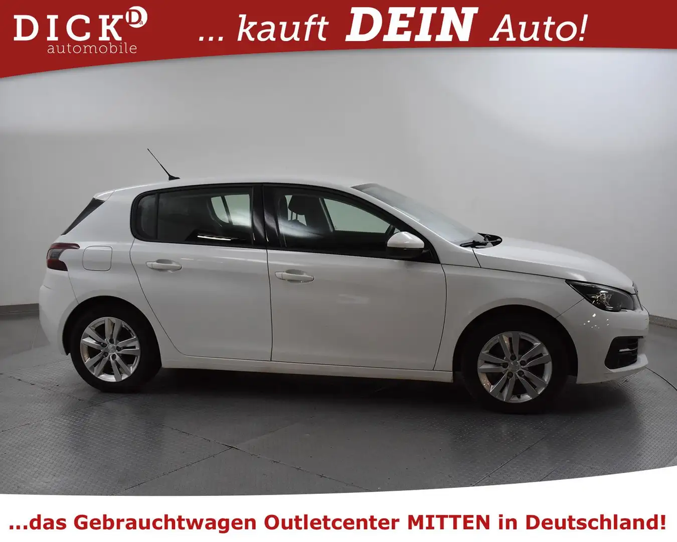 Peugeot 308 1.2 Aut. Active Pack NAVI+PDC+TEMP+MFL+APPLE Weiß - 1