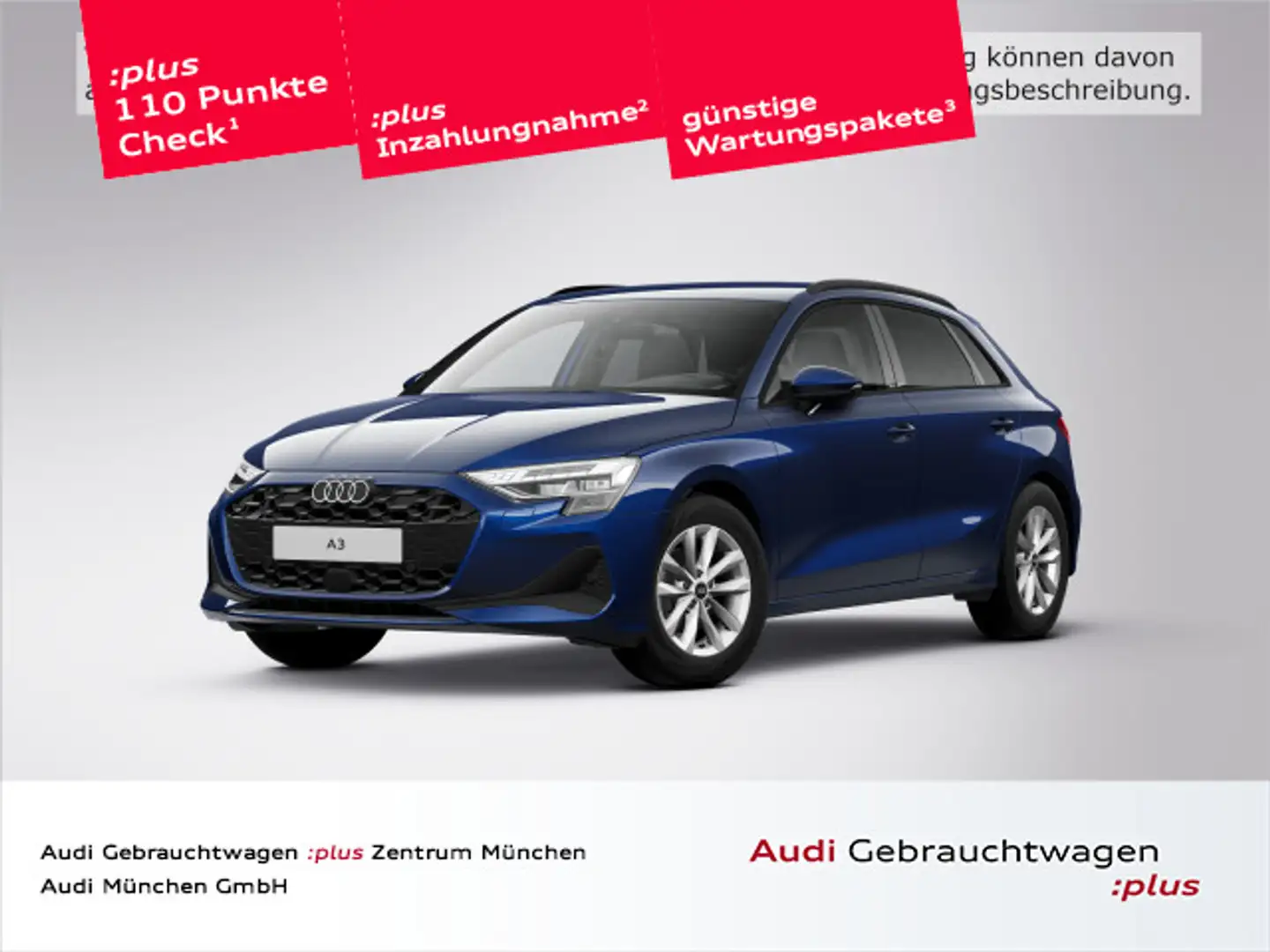 Audi A3 35 TDI S tronic Virtual/Navi Blau - 1