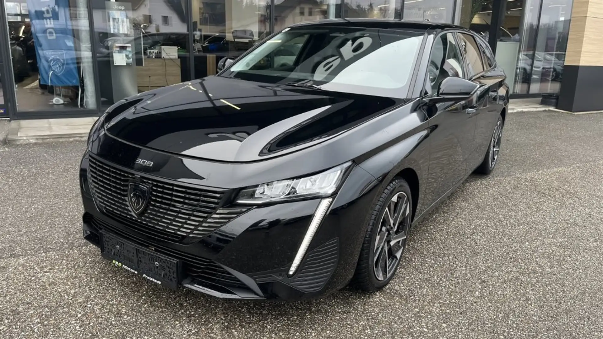 Peugeot 308 SW Allure Hybrid 145 e-DCS6 Schwarz - 1