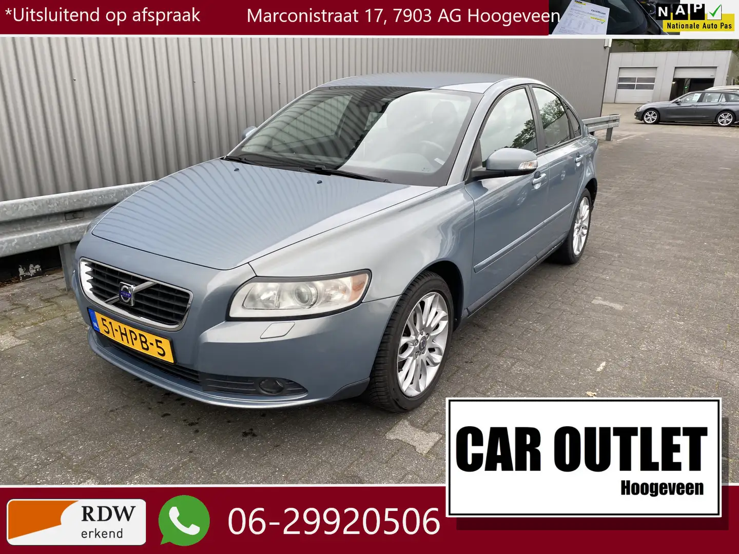 Volvo S40 1.8 Edition II Leer, Clima, CC, PDC & Cam, LM, Tre Blau - 1