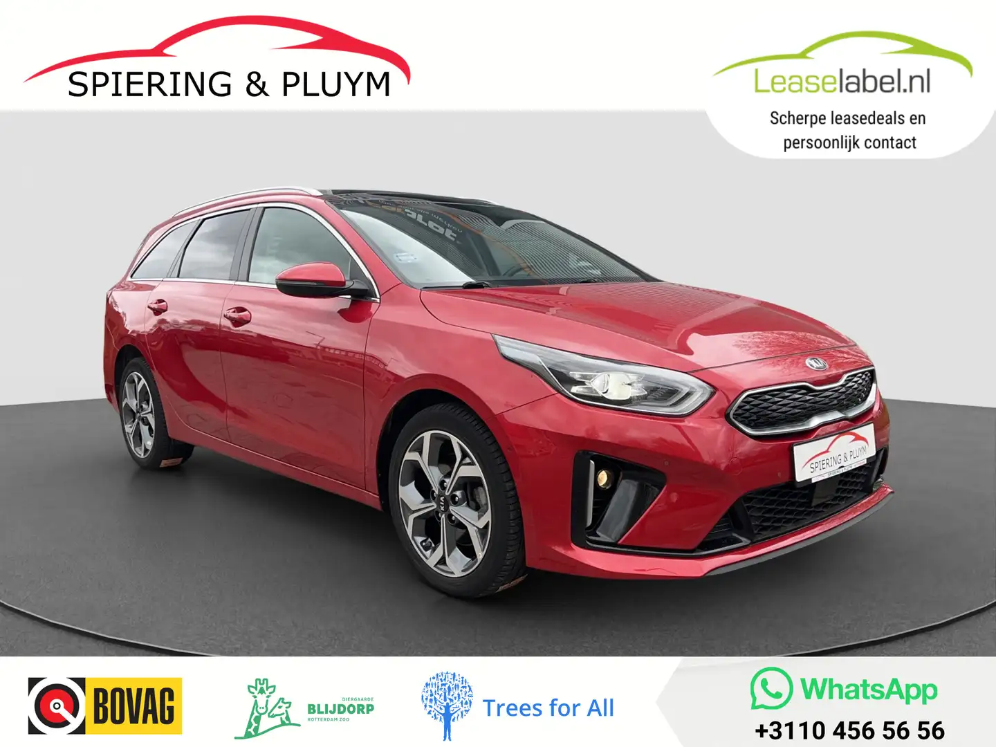 Kia Ceed SW / cee'd SW Sportswagon 1.6 GDI PHEV ExecutiveLine | volleder Rood - 1