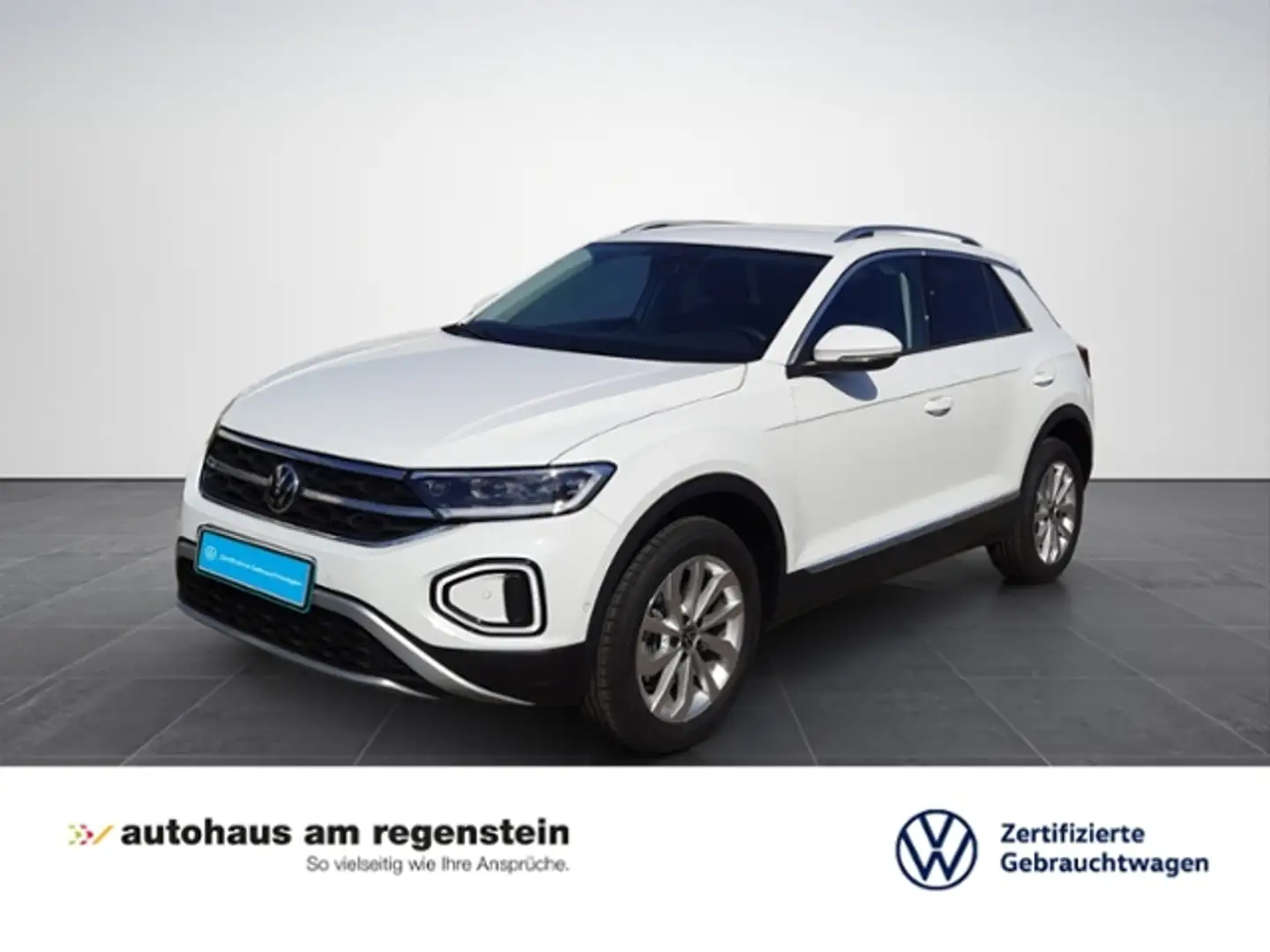 Volkswagen T-Roc 2.0 TDI Style DSG AHK DAB LED Weiß - 1