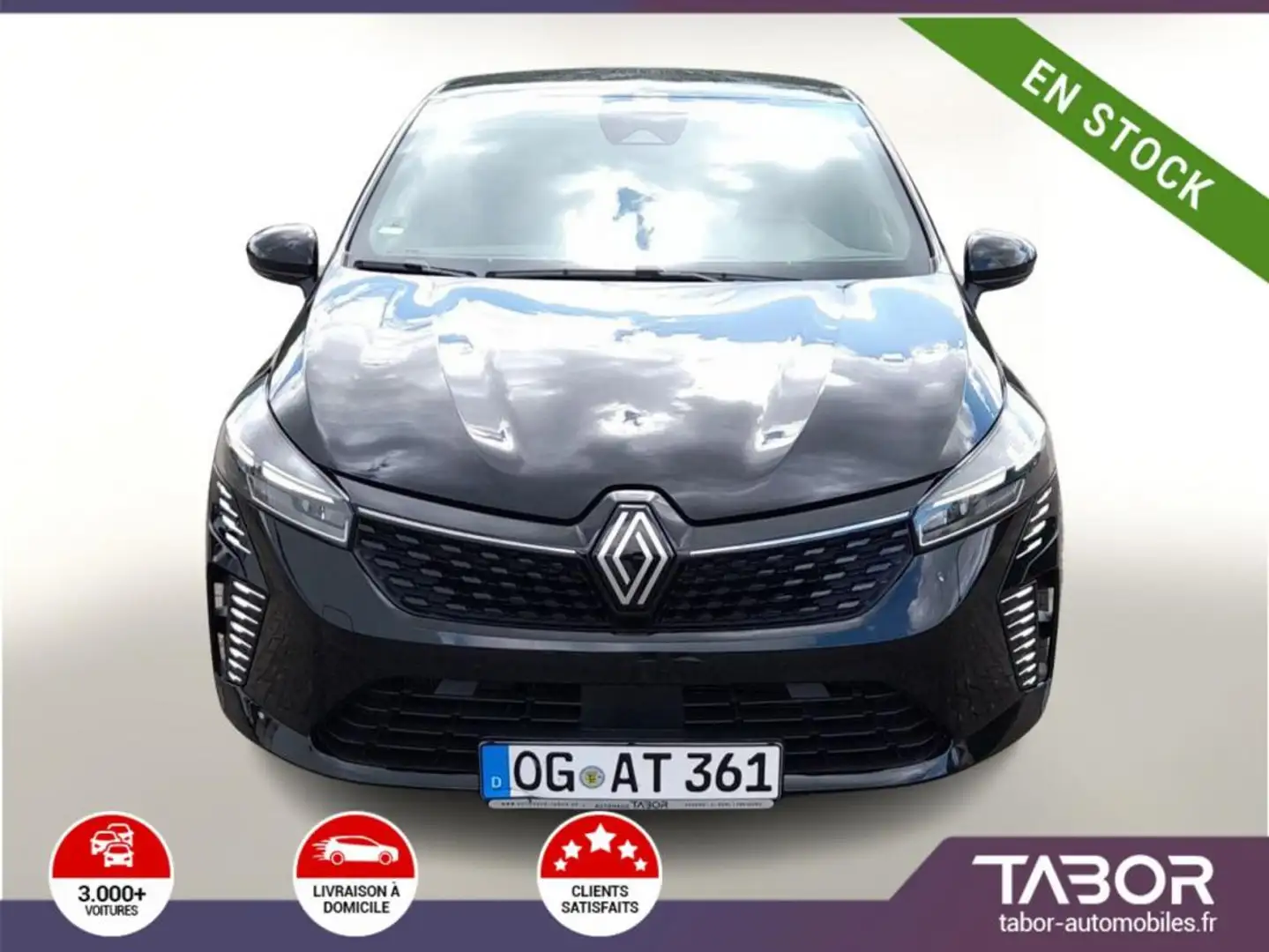 Renault Clio V 1.6 E-TECH Hybrid 145 Techno LED Noir - 1