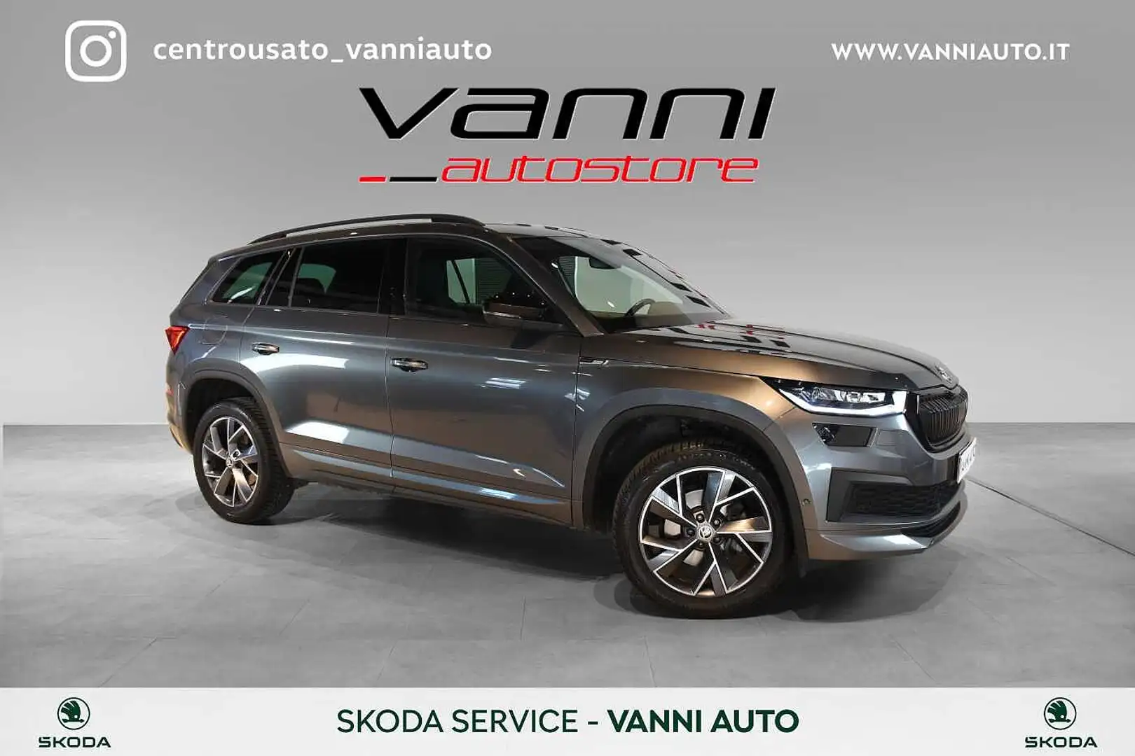 Skoda Kodiaq 2.0 TDI EVO SCR DSG SportLine Grijs - 1