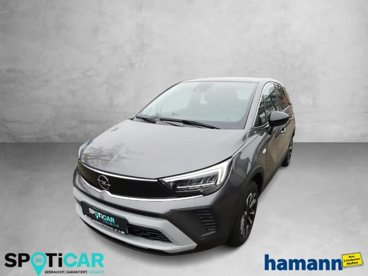 Opel Crossland Elegance 1.2 Turbo Navi Kamera Allwetterreifen Grau - 1