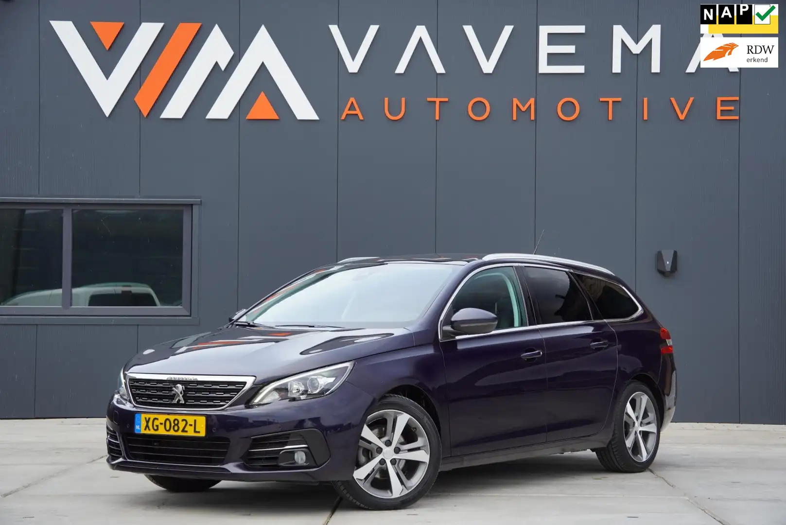 Peugeot 308 SW 1.2 PureTech Allure 2018 Panoramadak Airco Clim Blauw - 1