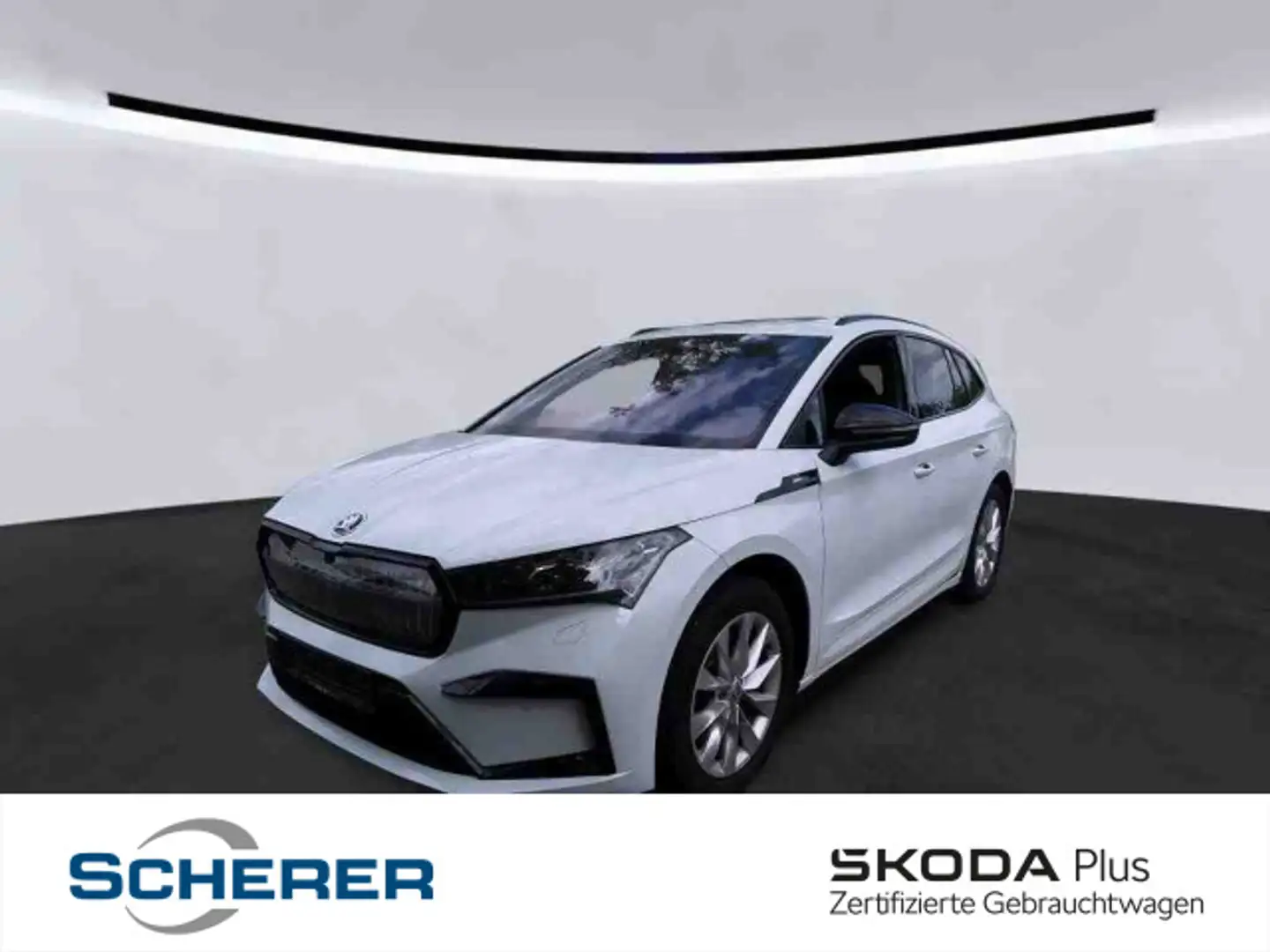 Skoda Enyaq 80X 4x4 SportLine Wärmep+Pano+ACC+HuD+20"+ Blanc - 1