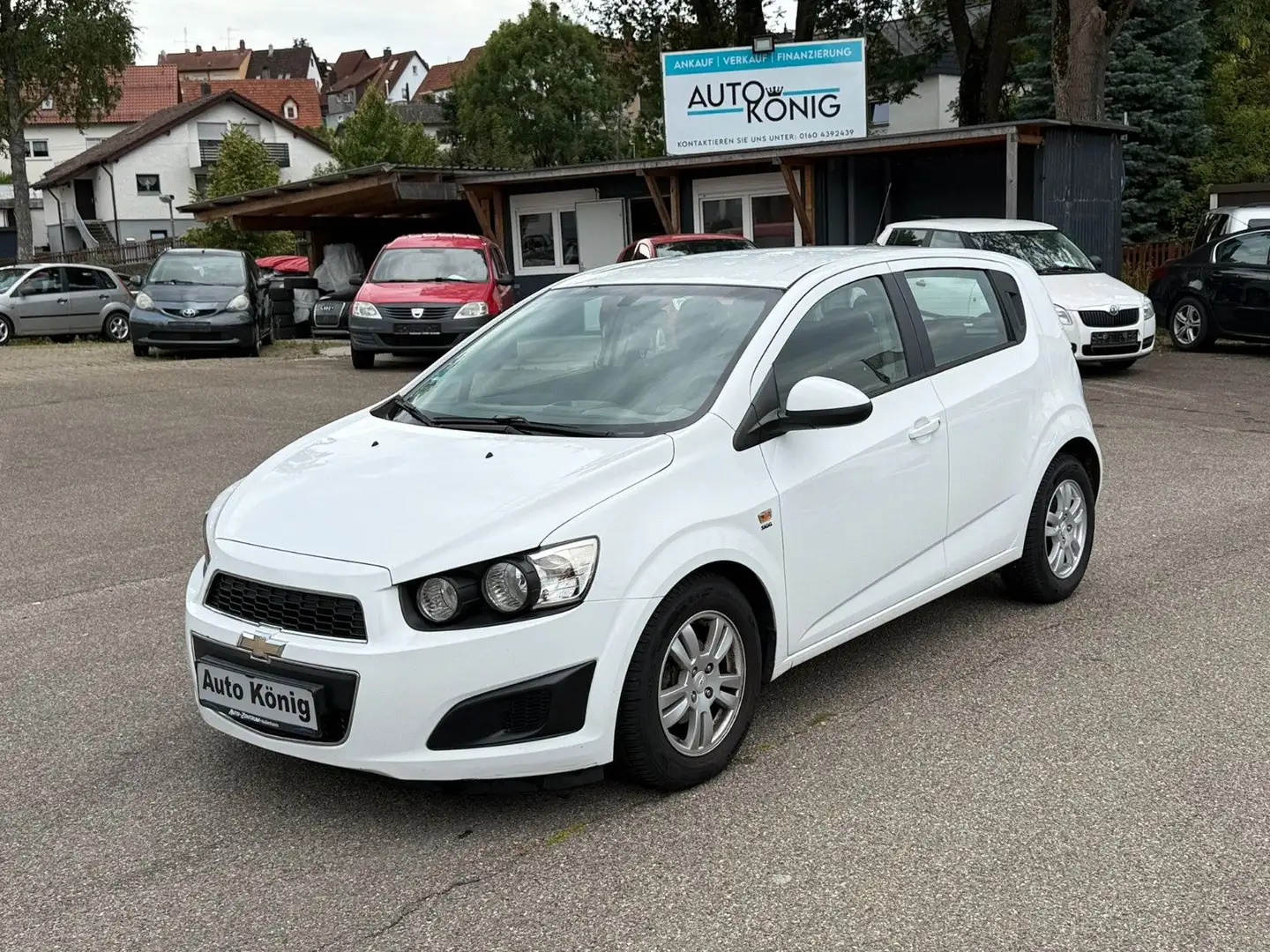 Chevrolet Aveo Schrägheck LT+*KLIMA*TEMP*ORG.126TSKM*ALU Weiß - 1