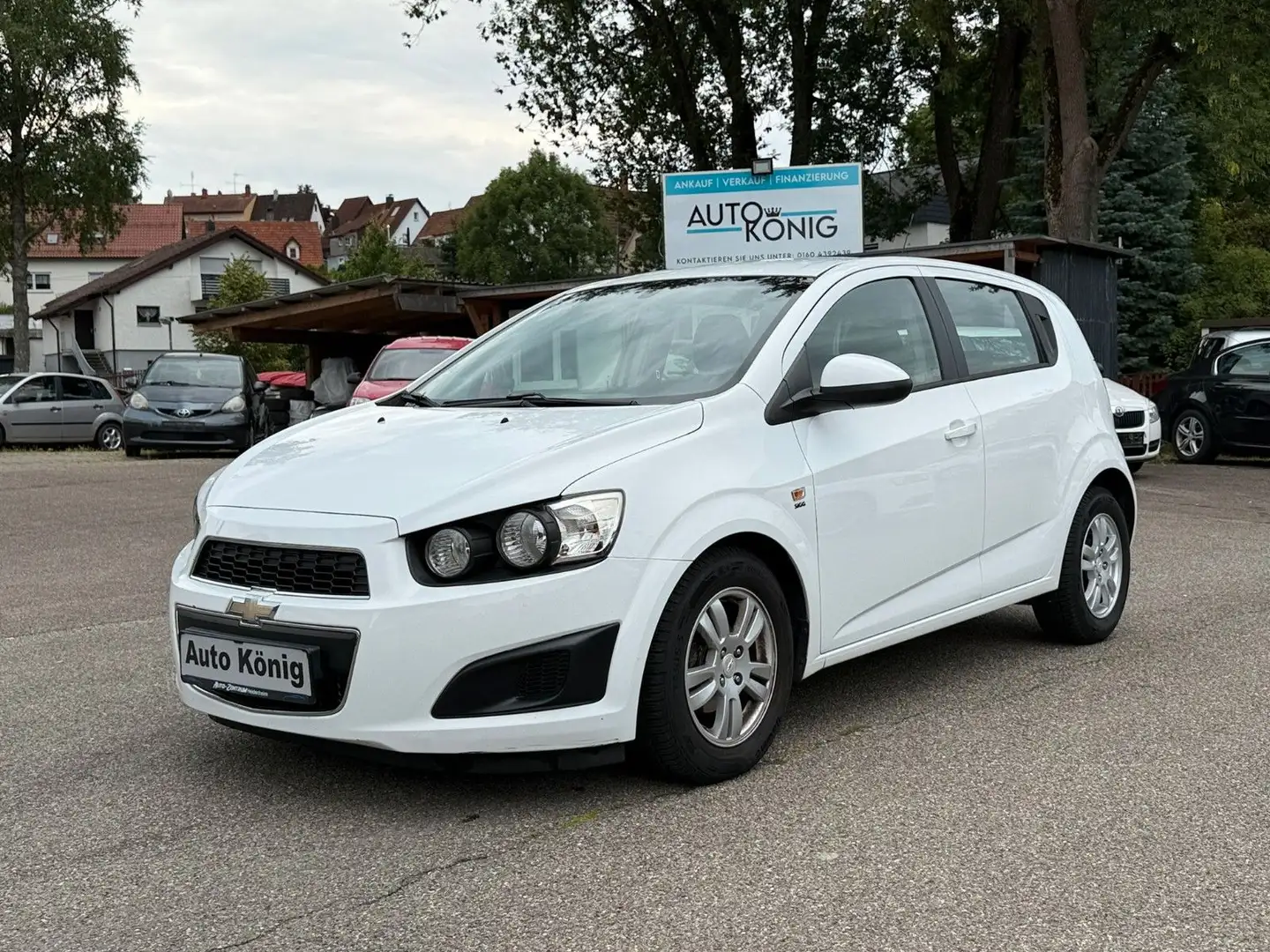 Chevrolet Aveo Schrägheck LT+*KLIMA*TEMP*ORG.126TSKM*ALU Weiß - 2