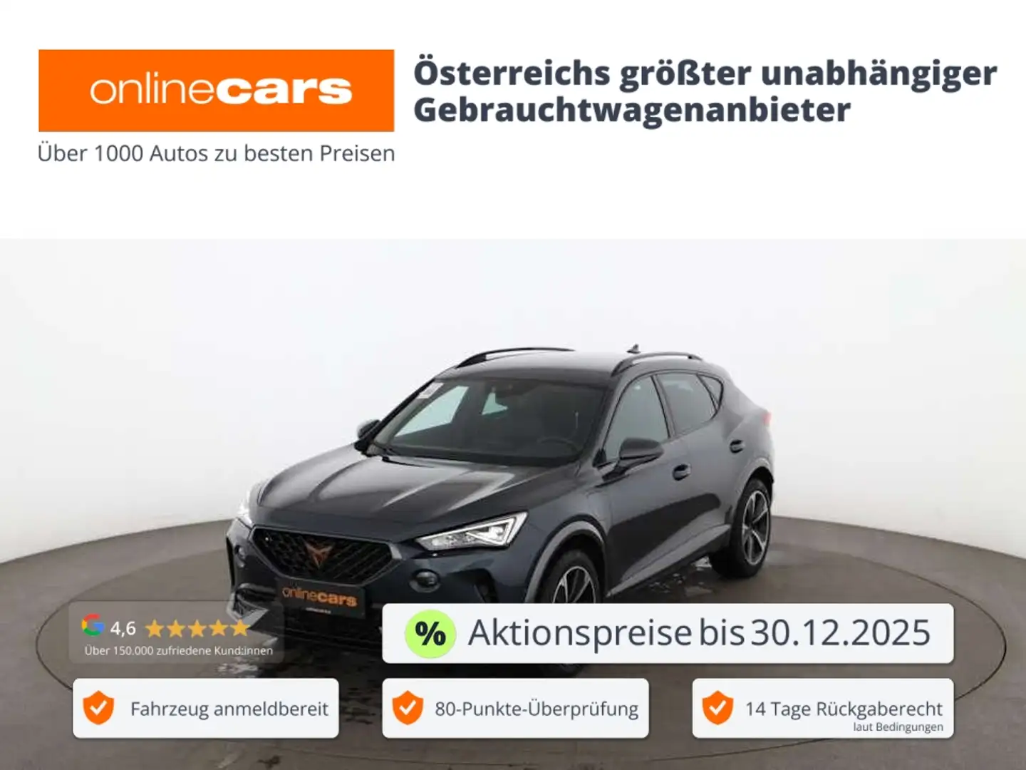 CUPRA Formentor 1.4 eHybrid PHEV 150/204 Aut LED RADAR Grau - 1