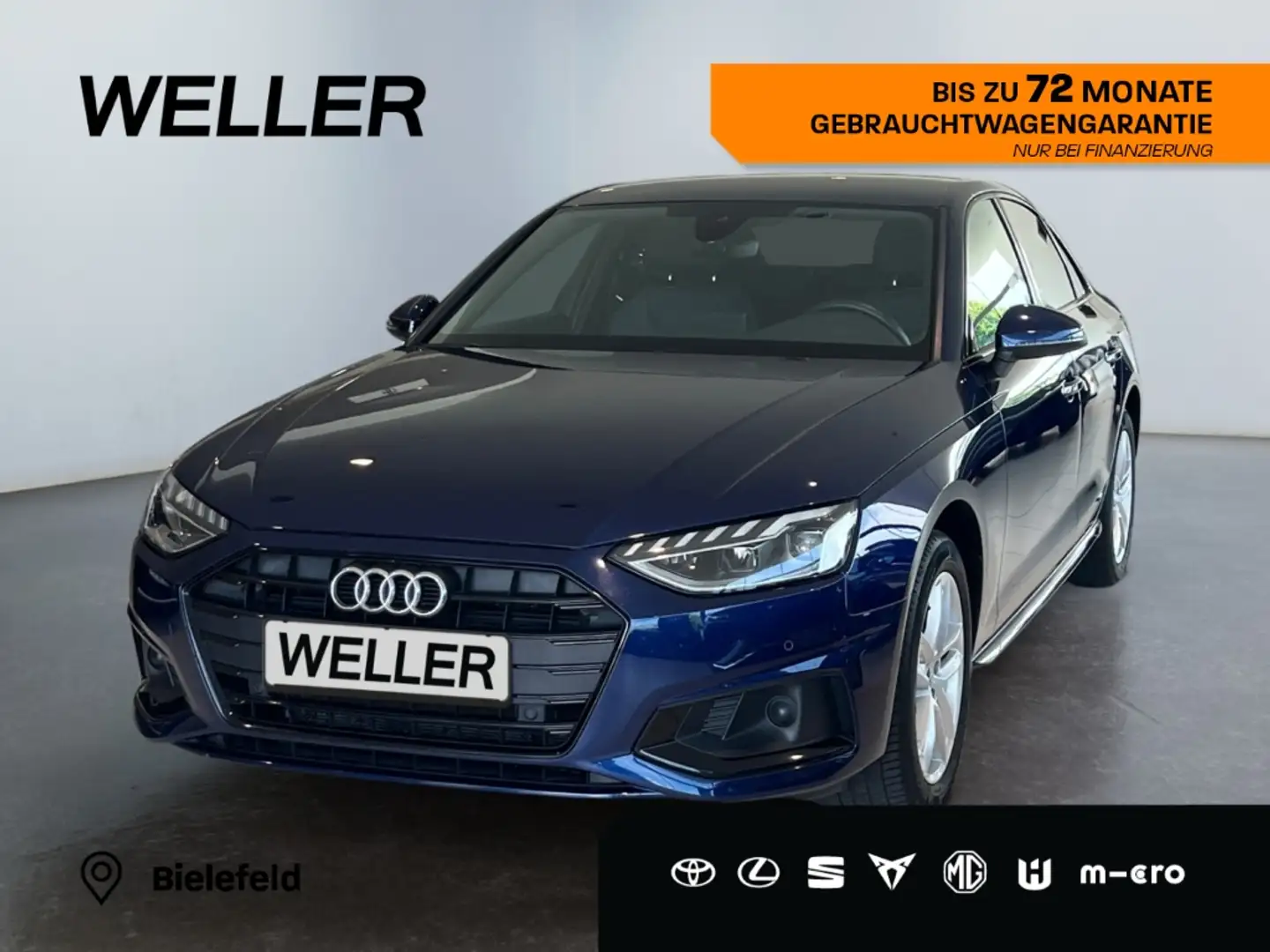 Audi A4 40 TDI S tronic advanced *LED*Sportsitze*Leder* Blauw - 1