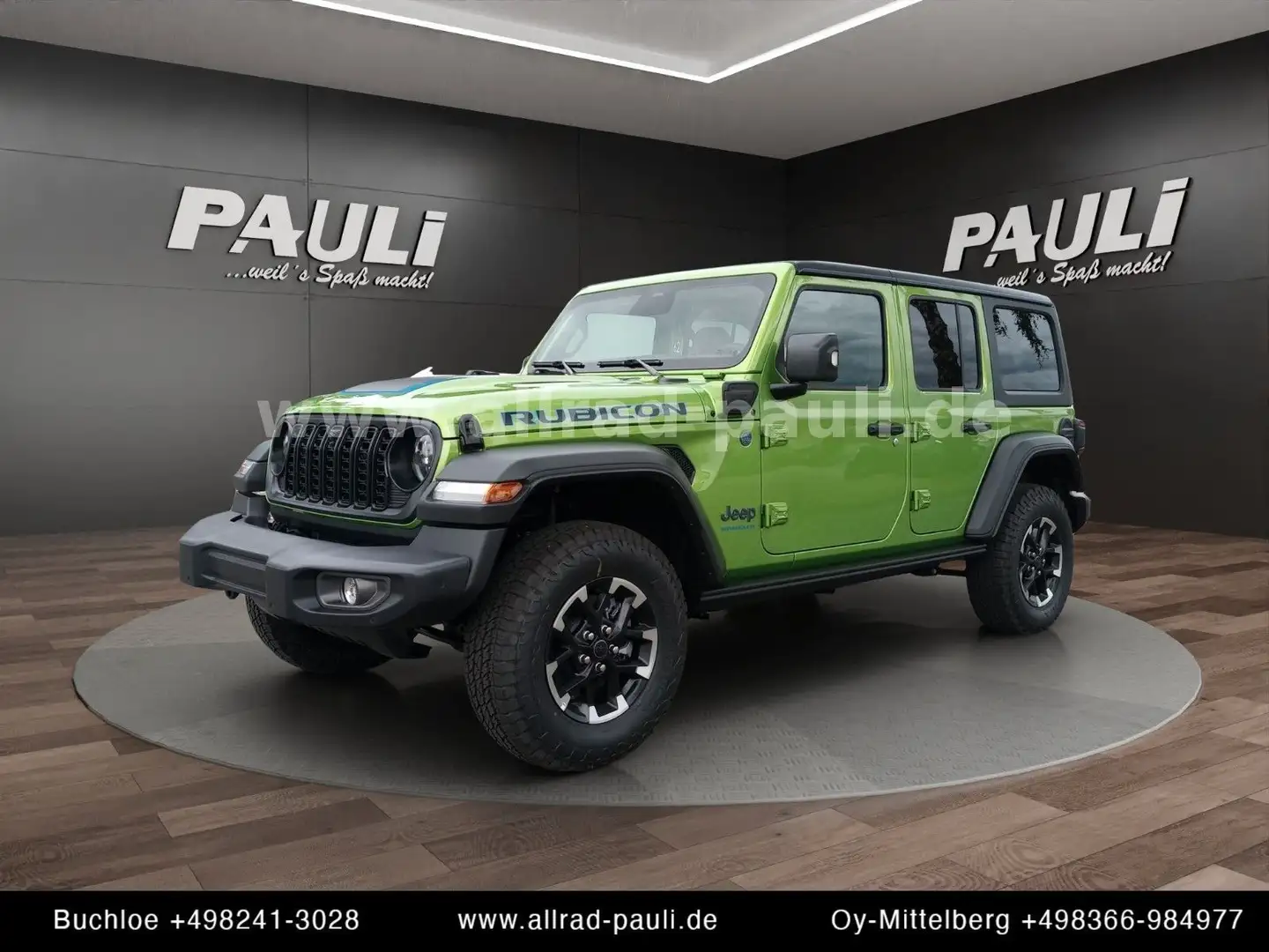 Jeep Wrangler Unlimited 2.0 PHEV Rubicon | PAULI Vert - 1