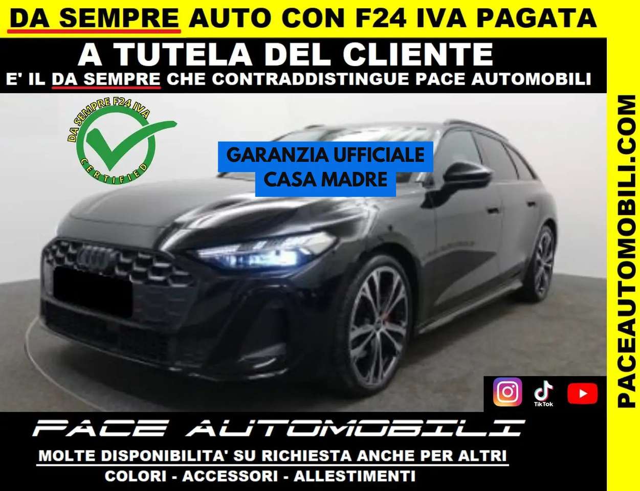 Audi A5 AVANT NEW TDI QUATTRO S LINE SLINE 20" BLACK PACK