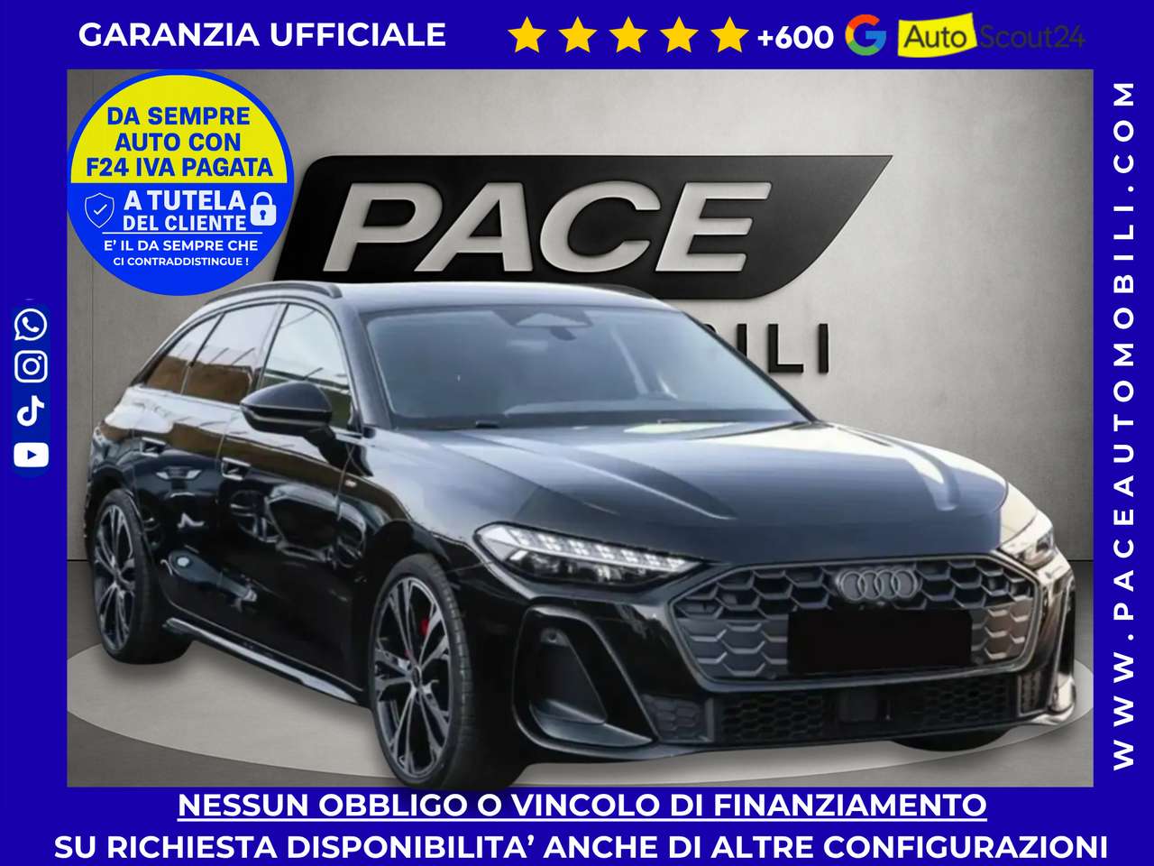 Audi A5 AVANT NEW TDI QUATTRO S LINE SLINE 20" BLACK PACK