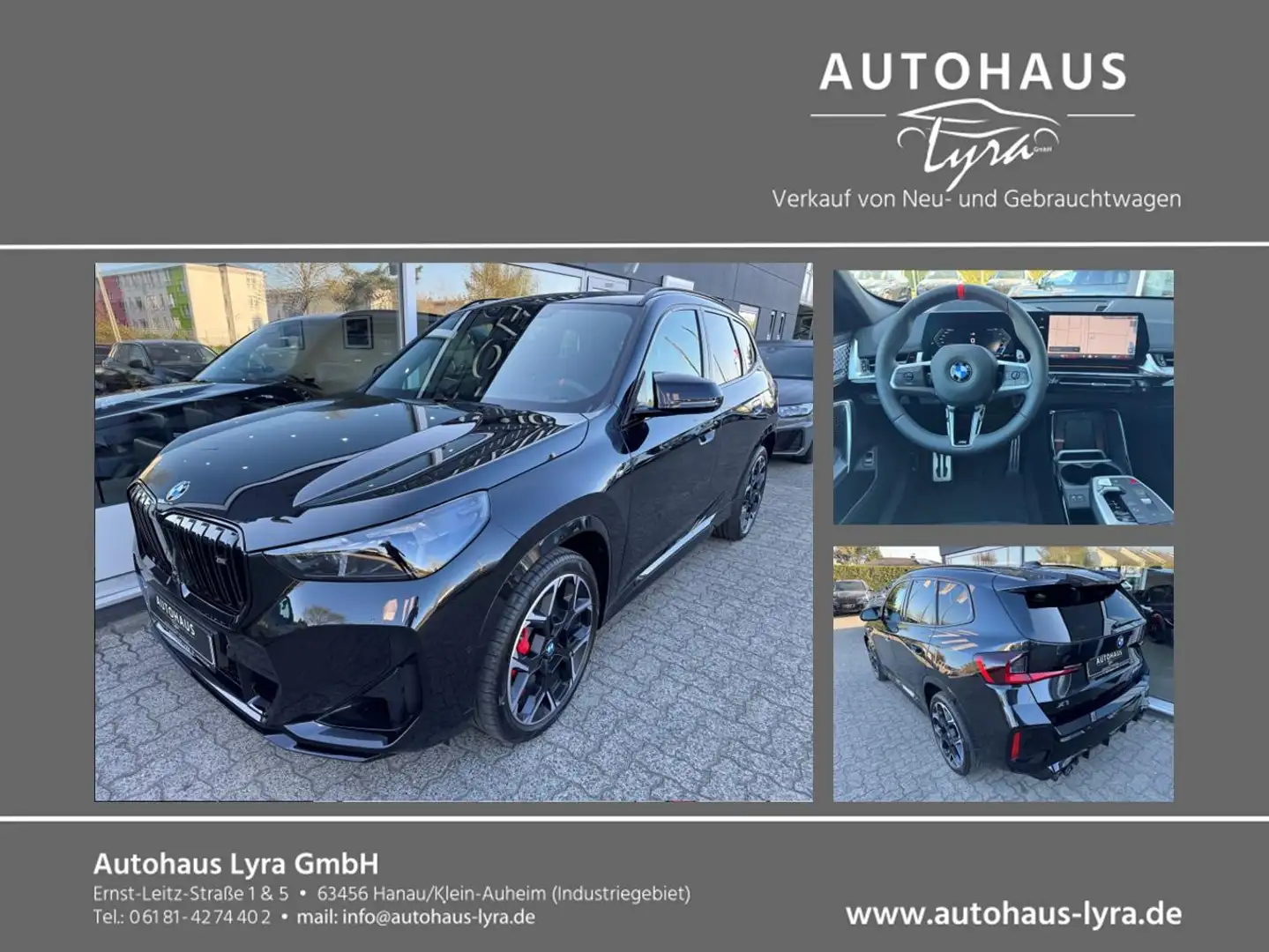 BMW X1 M35i xDrive*LED*PANO*AHK*H&K*HUD*360°KAM*20Z* Noir - 1