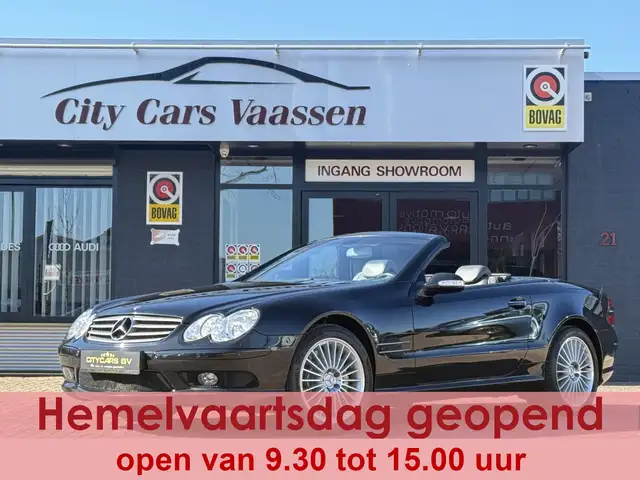 Mercedes-Benz SL 55 AMG automaat 501 pk unieke staat !!! navigatie climate