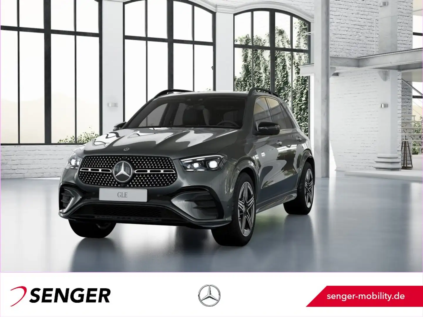 Mercedes-Benz GLE 450 d 4M AMG Panorama Airmatic 360°-K. AHK Grau - 1