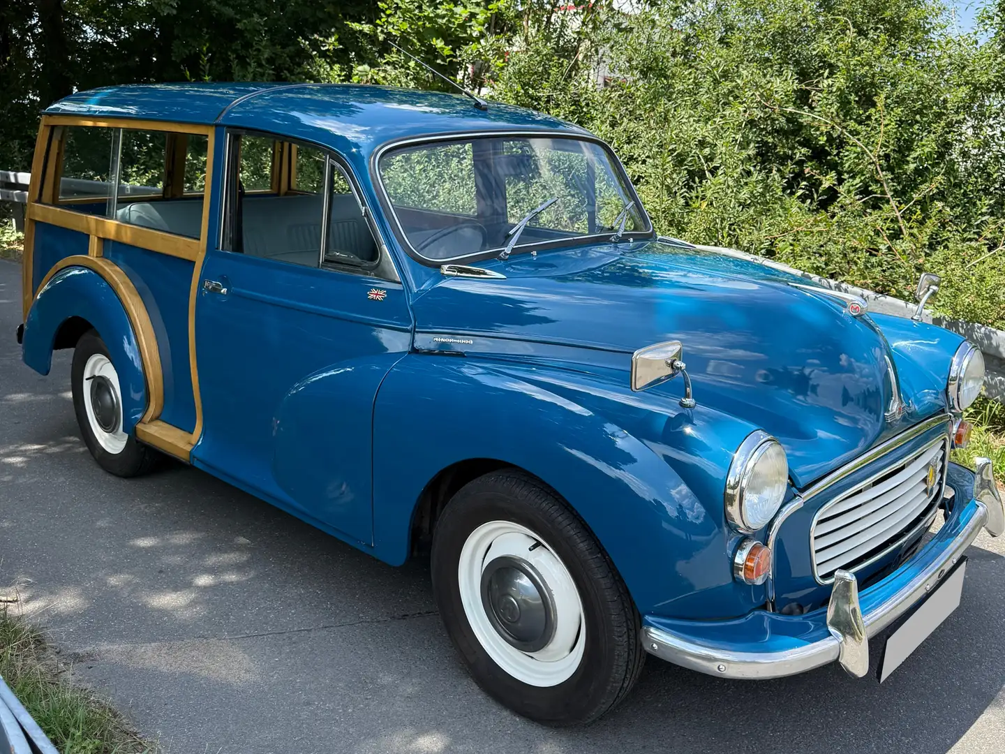 Oldtimer Morris Minor 1000 Traveller Deluxe Blau - 1