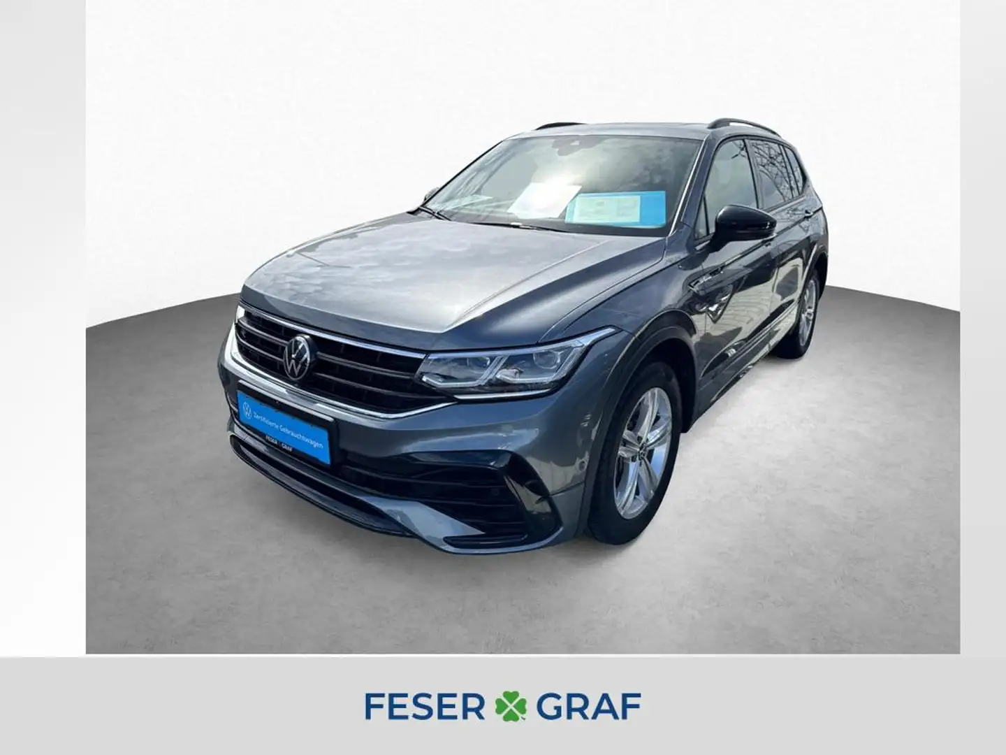 Volkswagen Tiguan Allspace R-Line 2.0 TSI DSG 245PS Gris - 1