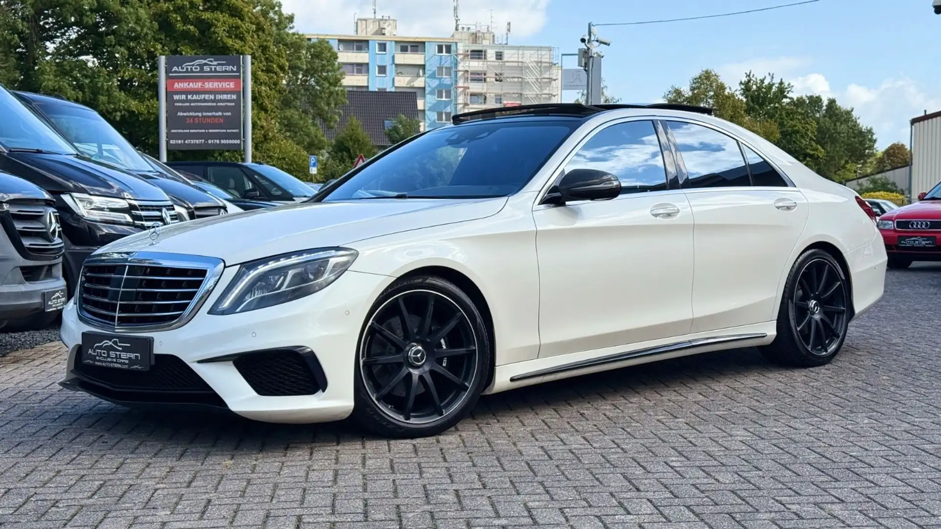 Mercedes-Benz S 350 d AMG S63-P PANO NACHT-S CHAUFFEUR VOLL Blanc - 1