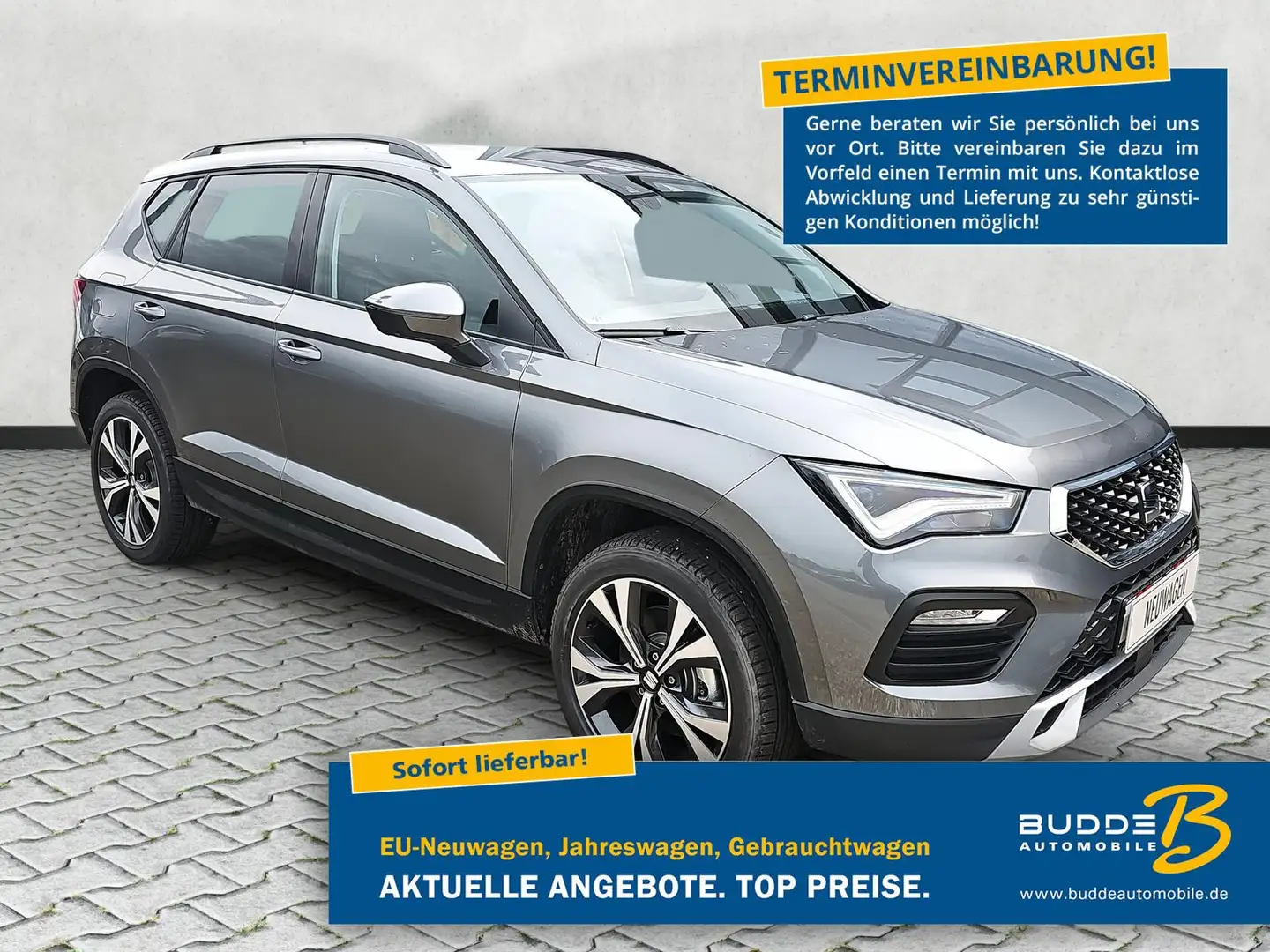 SEAT Ateca 2.0 TDI DSG Style ACC / Full Link / Kamera Szary - 1