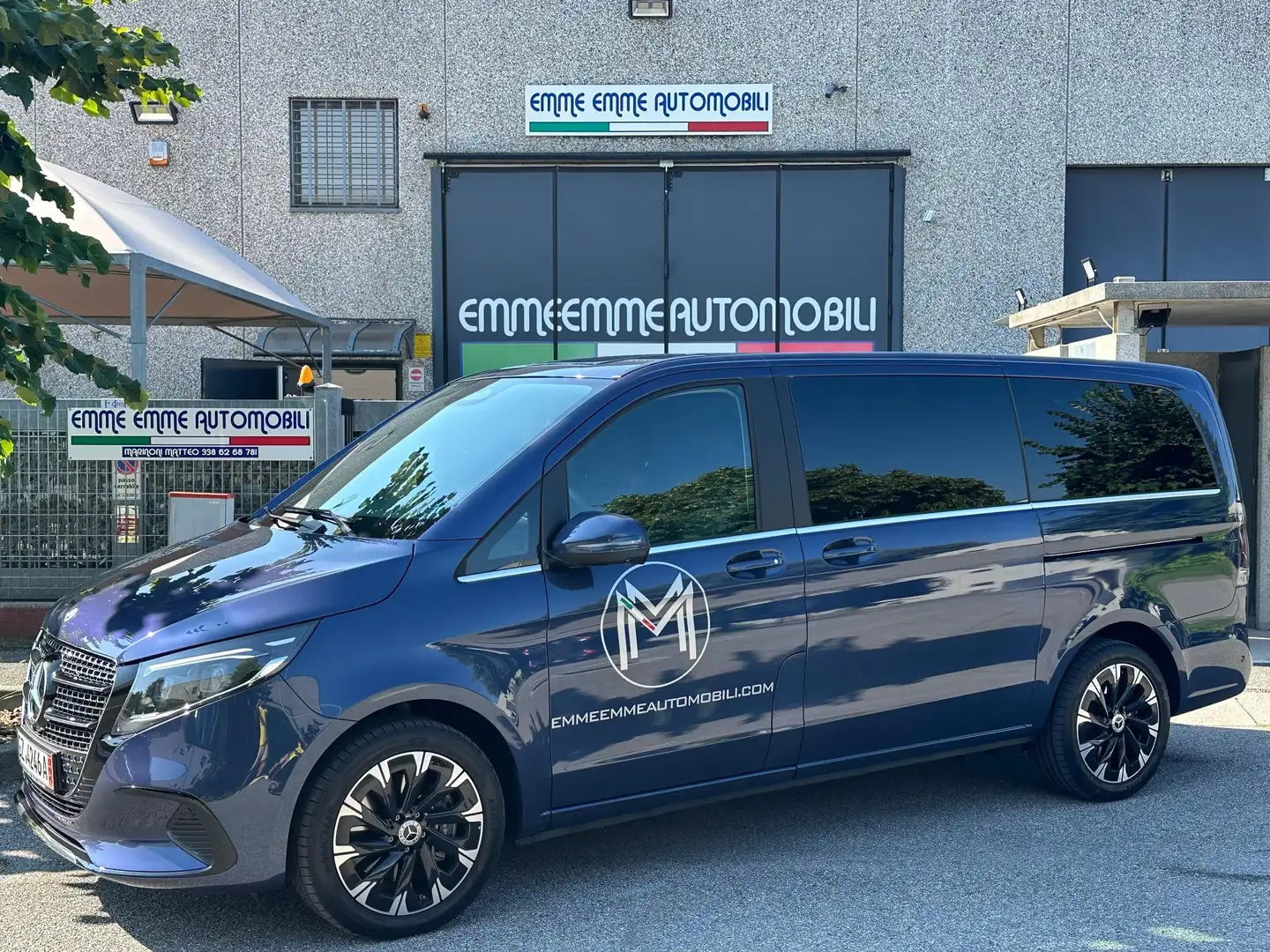 Mercedes-Benz V 220 d LONG Avantgarde auto 6POSTI KM 9.900 FULL IVA!!! Bleu - 1