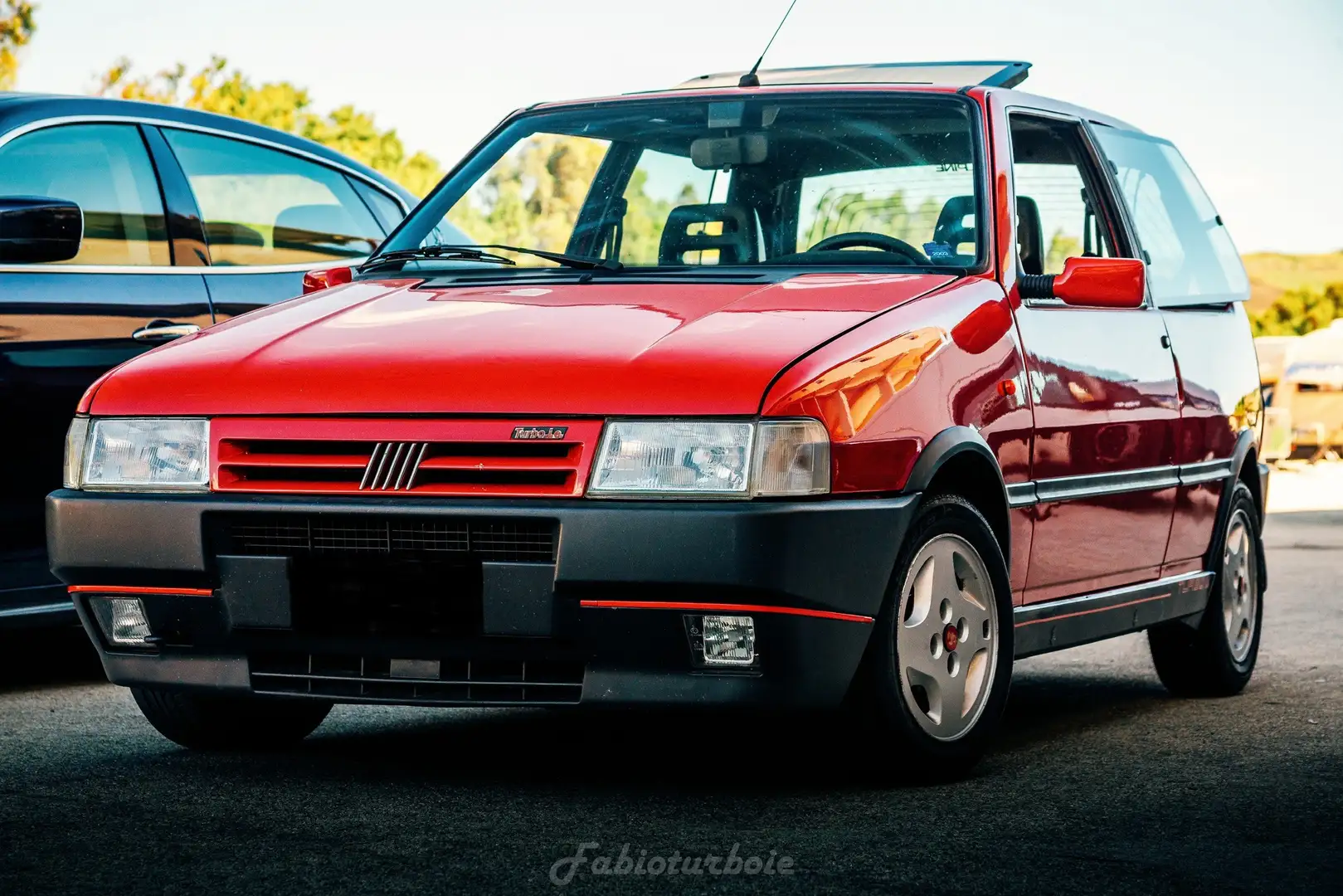 Fiat Uno 3p 1.4 ie turbo Racing Roşu - 1