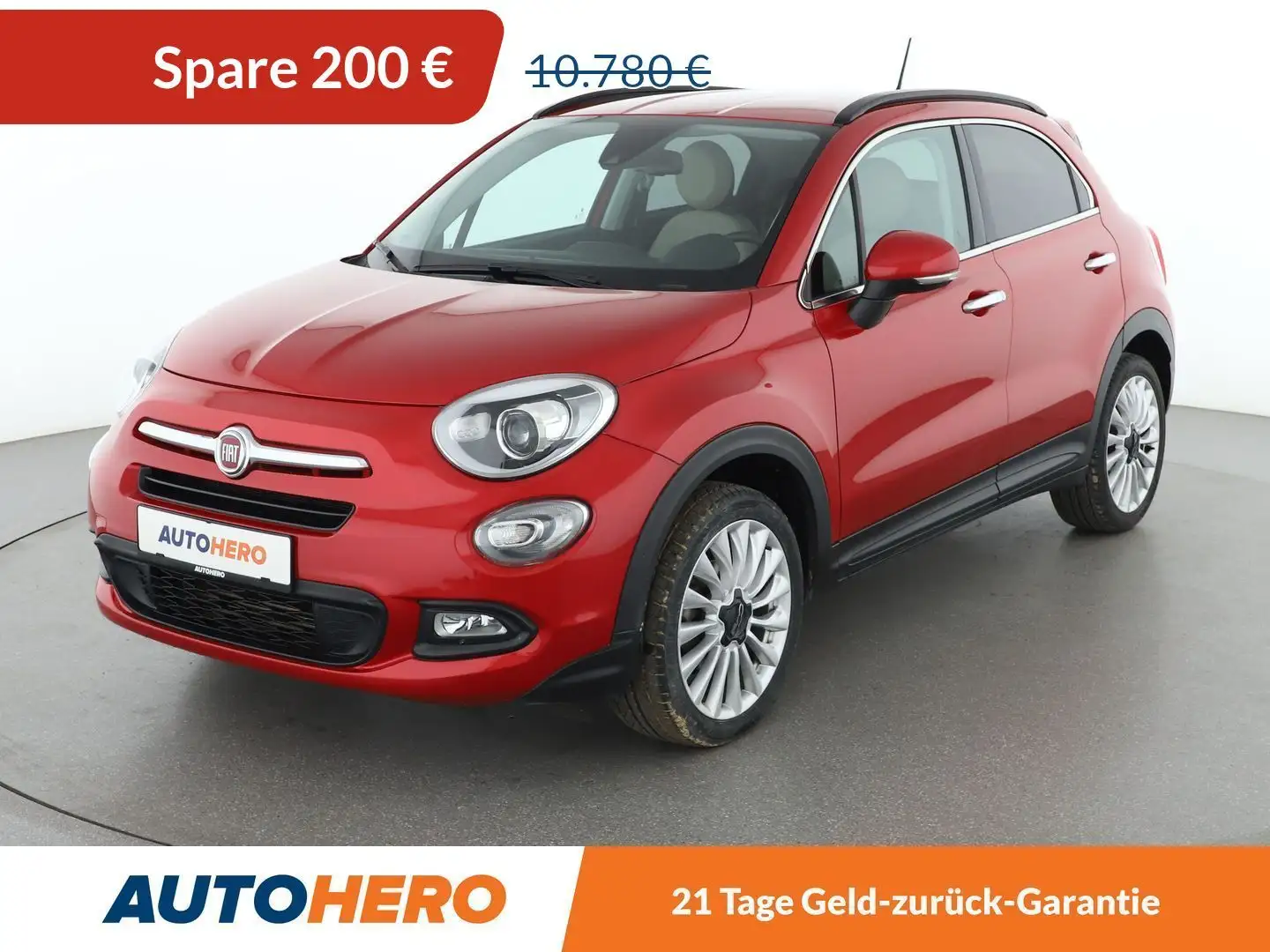 Fiat 500X 1.4 Turbo Lounge*XENON*NAVI*TEMPO*PDC*SHZ*KLIMA* Rosso - 1