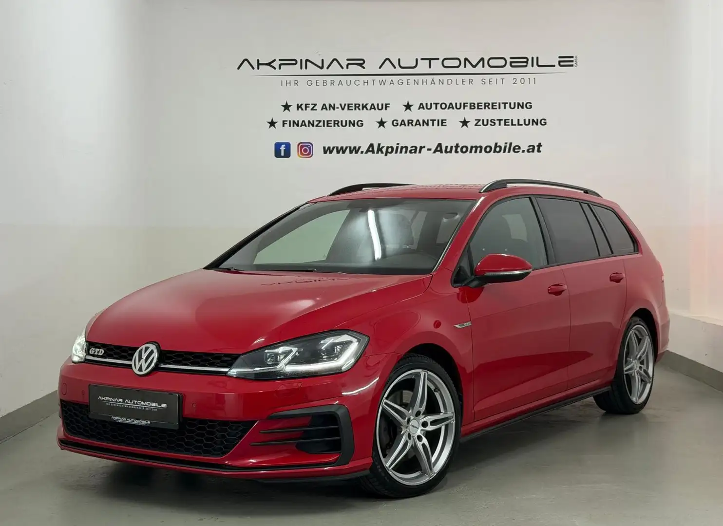 Volkswagen Golf GTD Variant 2,0 TDI ACC - NAVI - TEMPOMAT Rot - 1