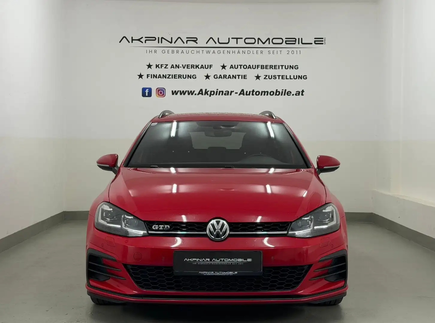 Volkswagen Golf GTD Variant 2,0 TDI ACC - NAVI - TEMPOMAT Rot - 2