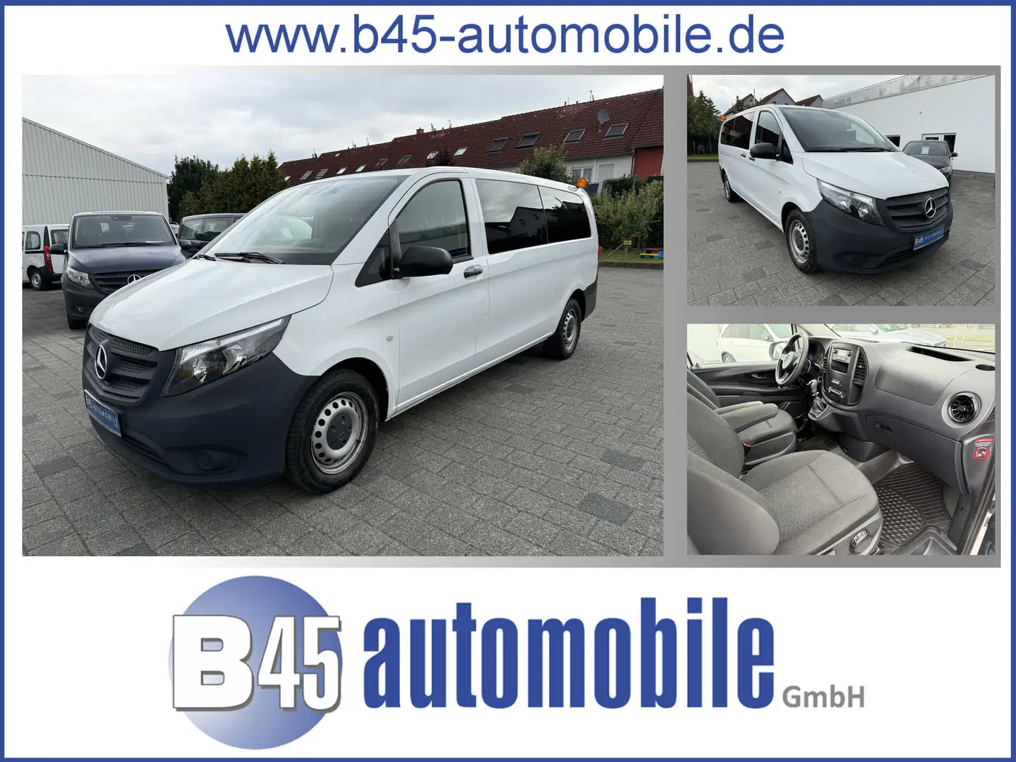 Mercedes-Benz Vito 110 CDI Tourer PRO Extralang 9-Sitzer Klima Weiß - 1
