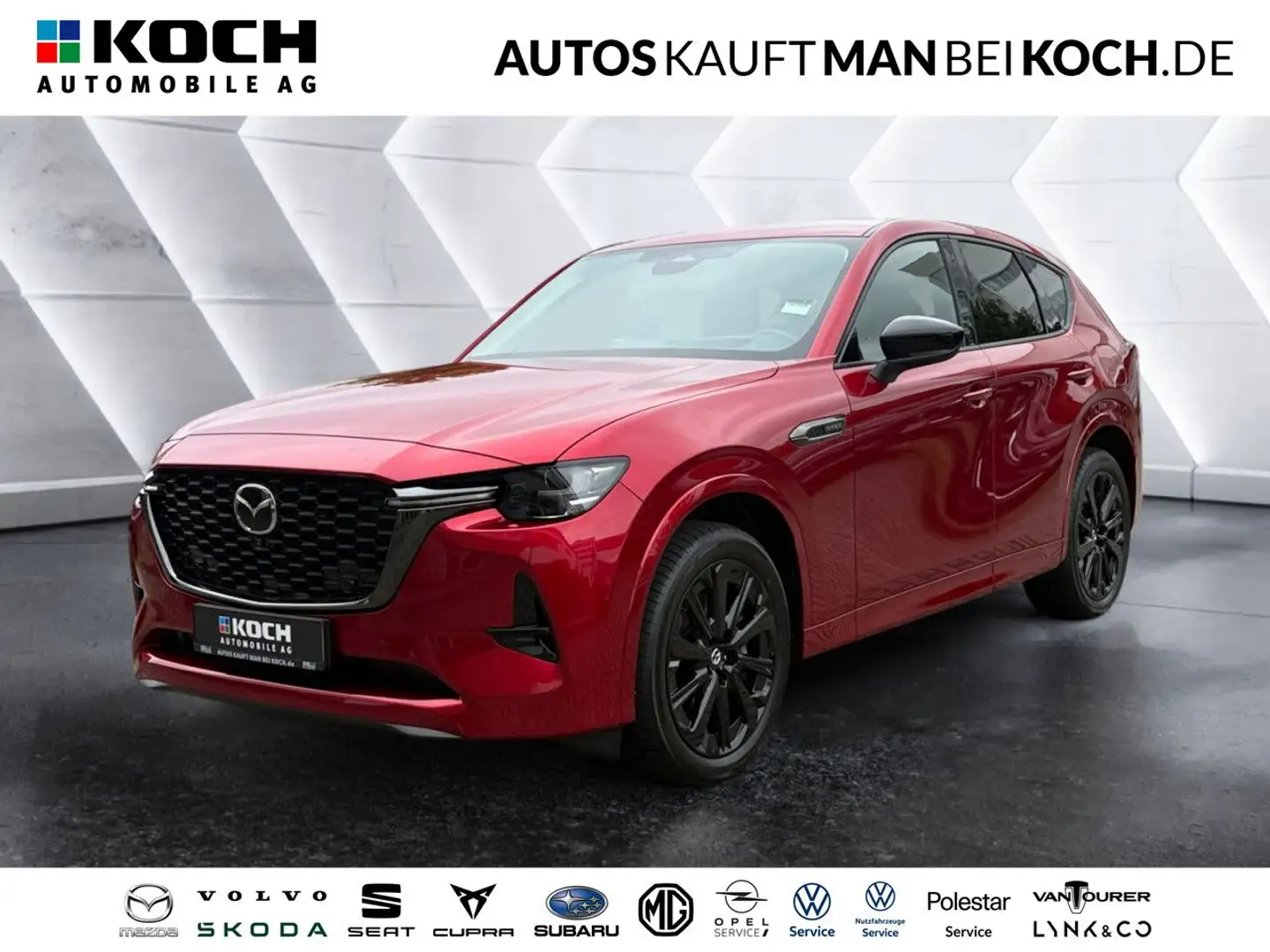 Mazda CX-60 AWD PHEV HOMURA Bose Pano 360v Matrix SCBS Rot - 1