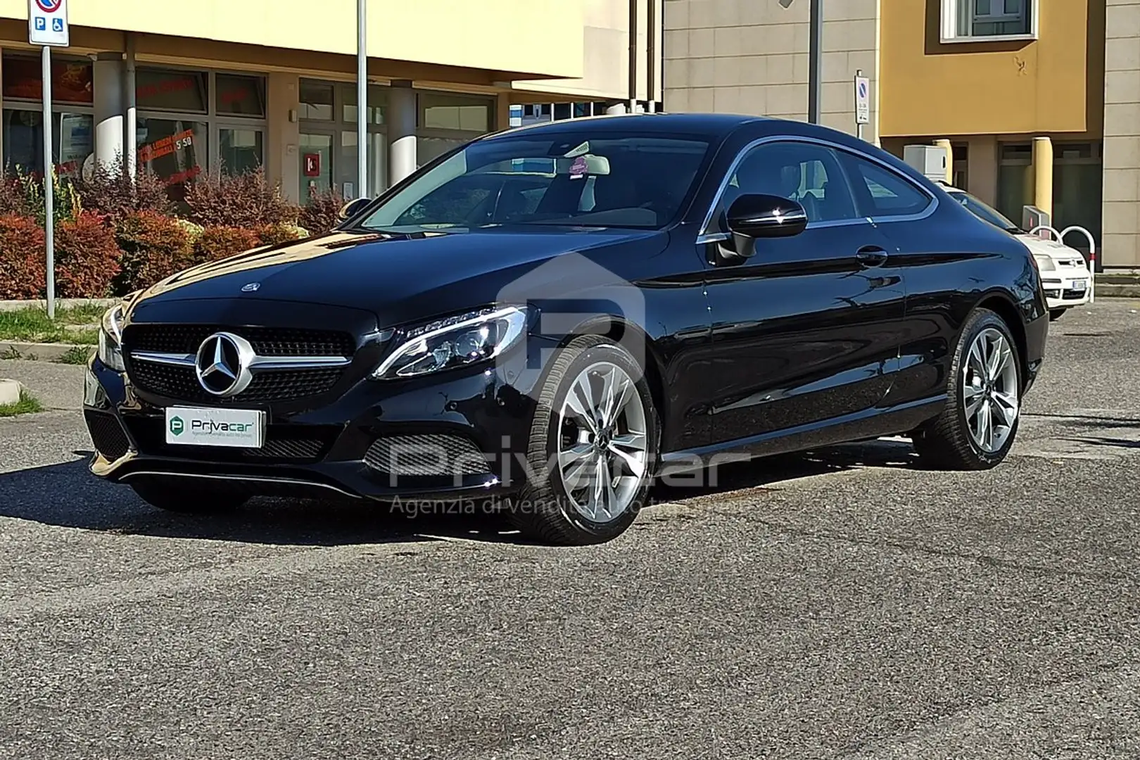 Mercedes-Benz C 220 C 220 d Coupé Sport TAGLIANDI UFF. MB Zwart - 1