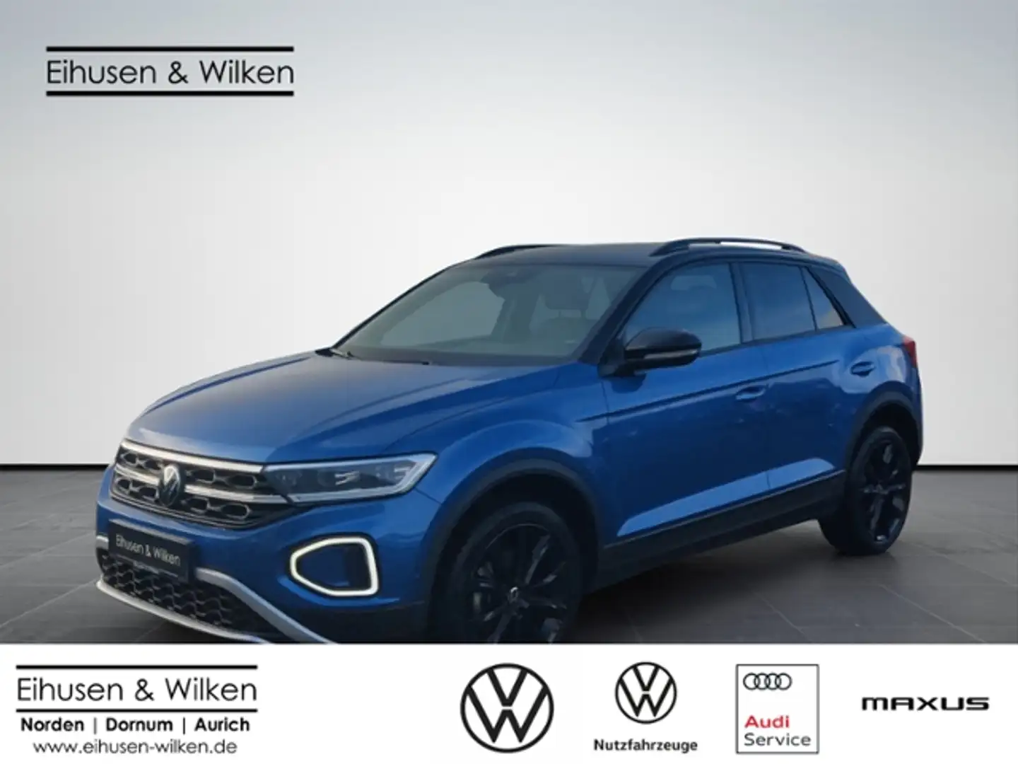 Volkswagen T-Roc 1.5+TSI+DSG+STYLE+BLACK STYLE+LED+ Bleu - 1