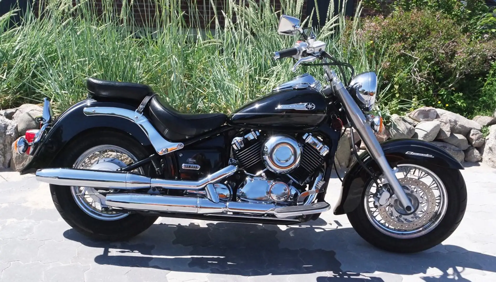 Yamaha XVS 650 DragStar Classic* Black Beauty* 9850 km* wie neu* Noir - 1