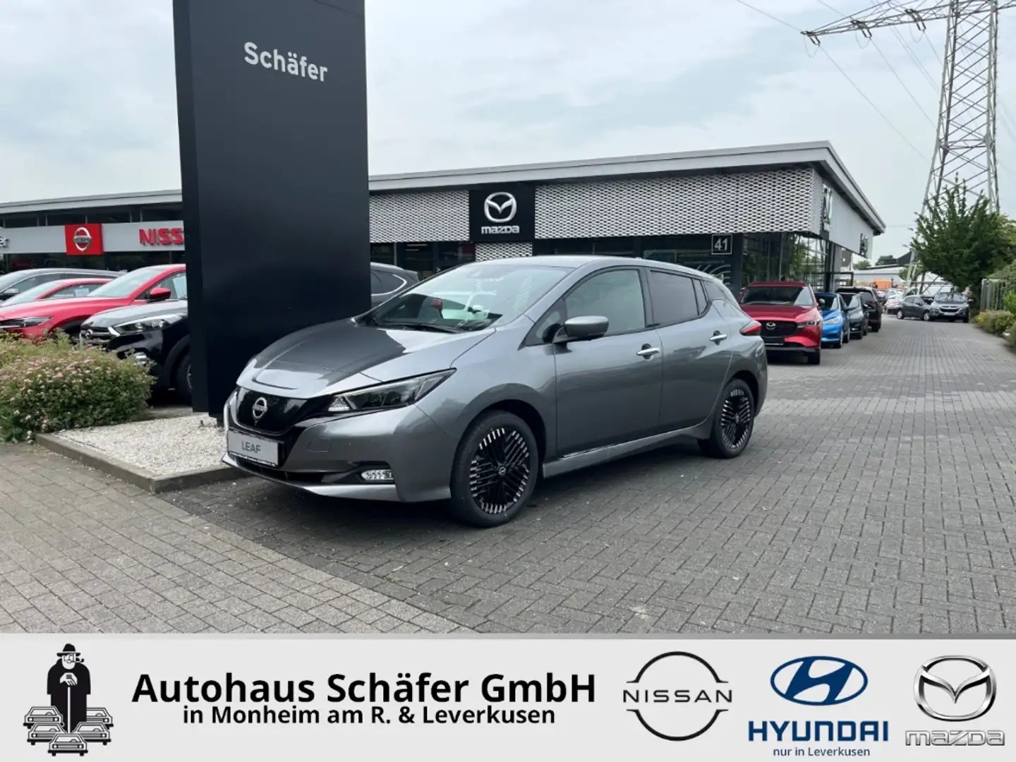 Nissan Leaf e+ TEKNA LED Navi Keyless ACC Rückfahrkam. Fernlic Grau - 1