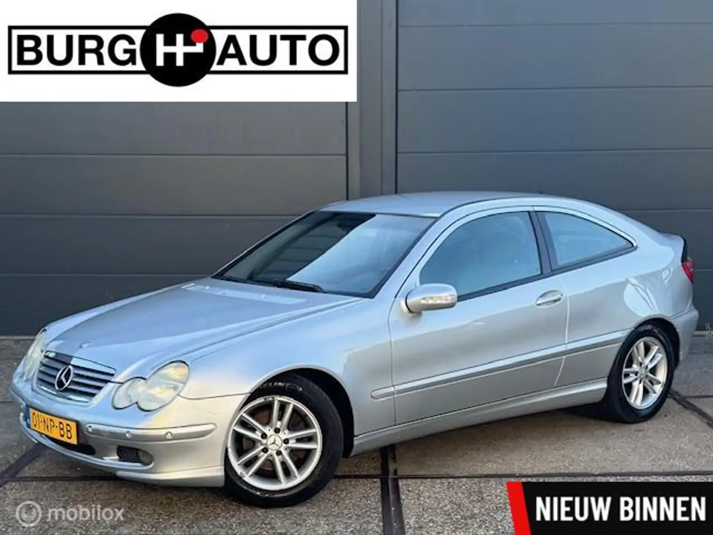Mercedes-Benz C 180 Sportcoupé Kompressor - CLIMATE CONTROLE - CRUISE Grijs - 1
