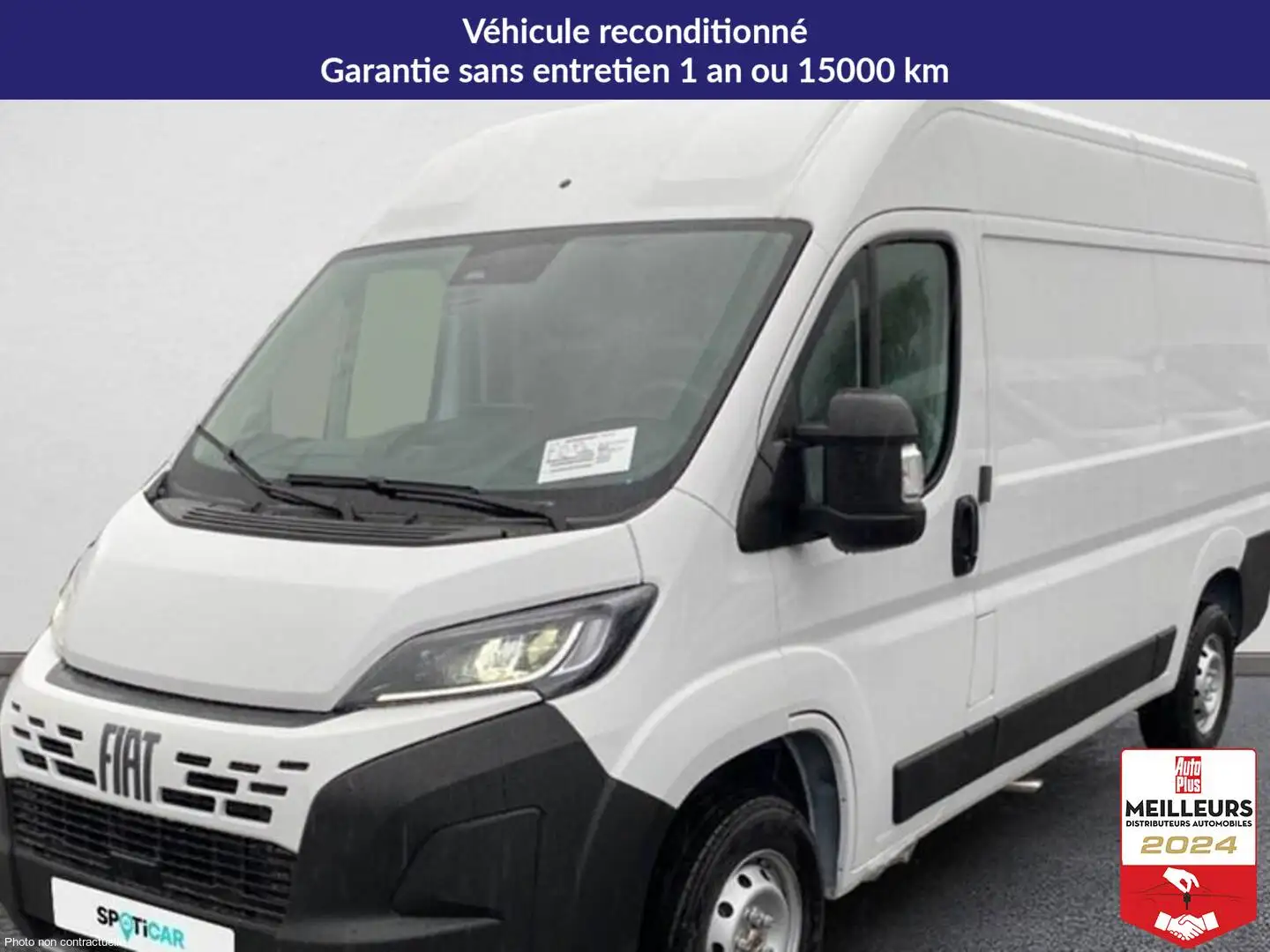 Fiat Ducato Tole mh2 3.5 t 140 ch s\u0026s bvm6 Blanc - 1