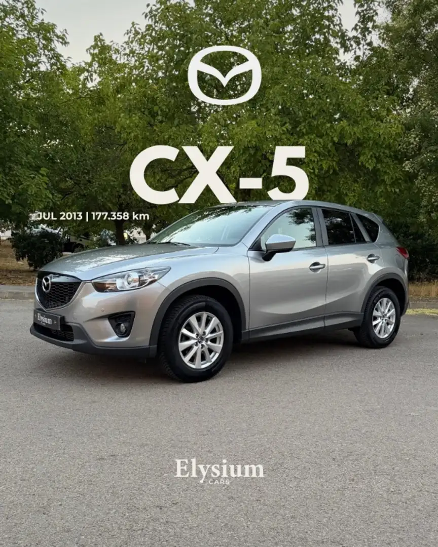 Mazda CX-5 2.2DE Luxury Pack Safety + TS 4WD Gris - 1