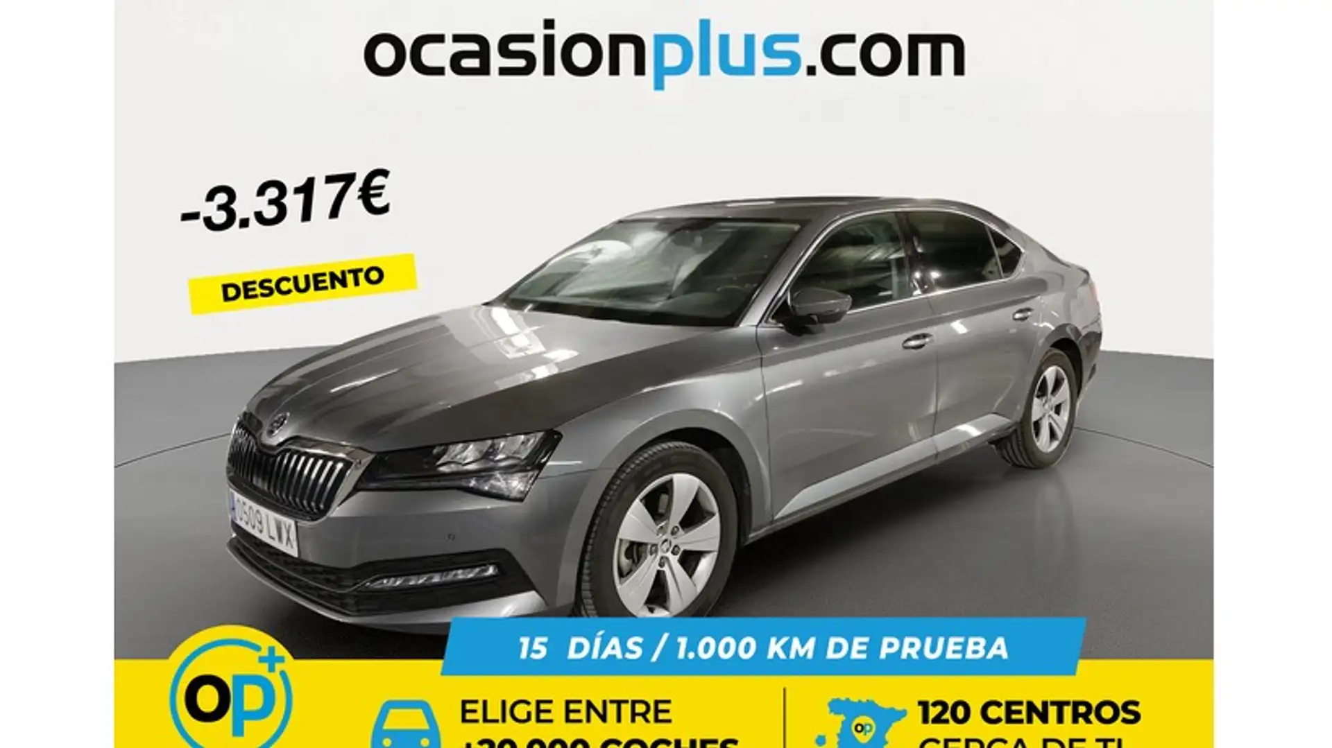Skoda Superb 1.5 TSI Ambition DSG Gris - 1