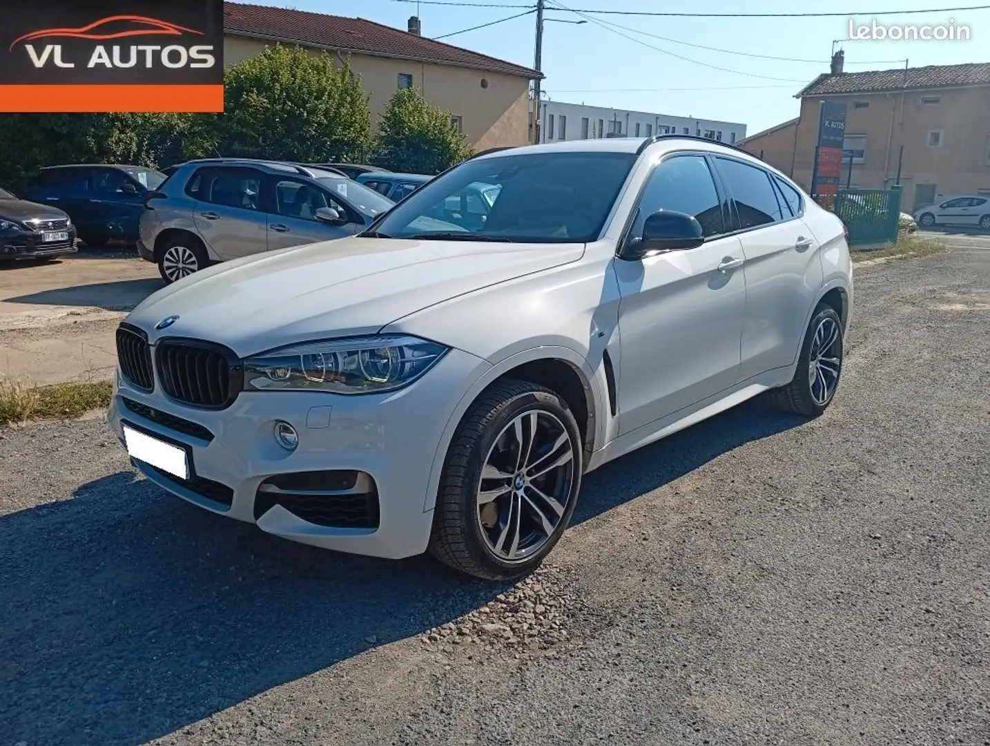 BMW X6 Pack M 50d xDrive 381 cv Année 2015 Pour professionnel exportation PRIX HT Blanc - 2