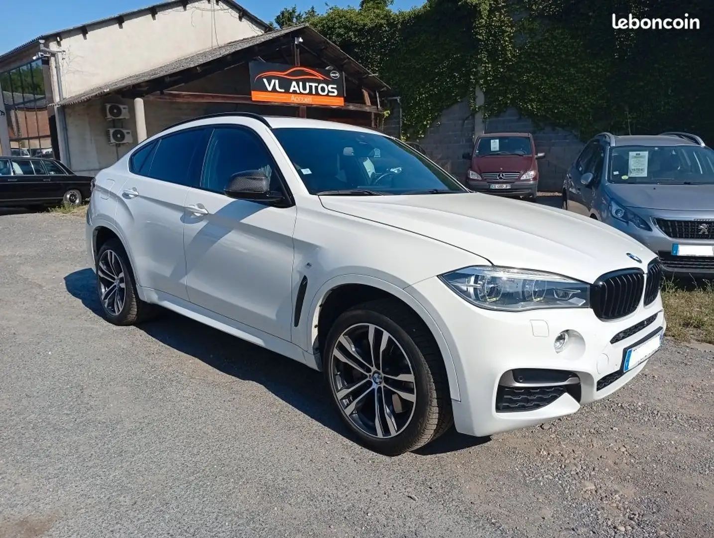 BMW X6 Pack M 50d xDrive 381 cv Année 2015 Pour professionnel exportation PRIX HT Blanc - 1
